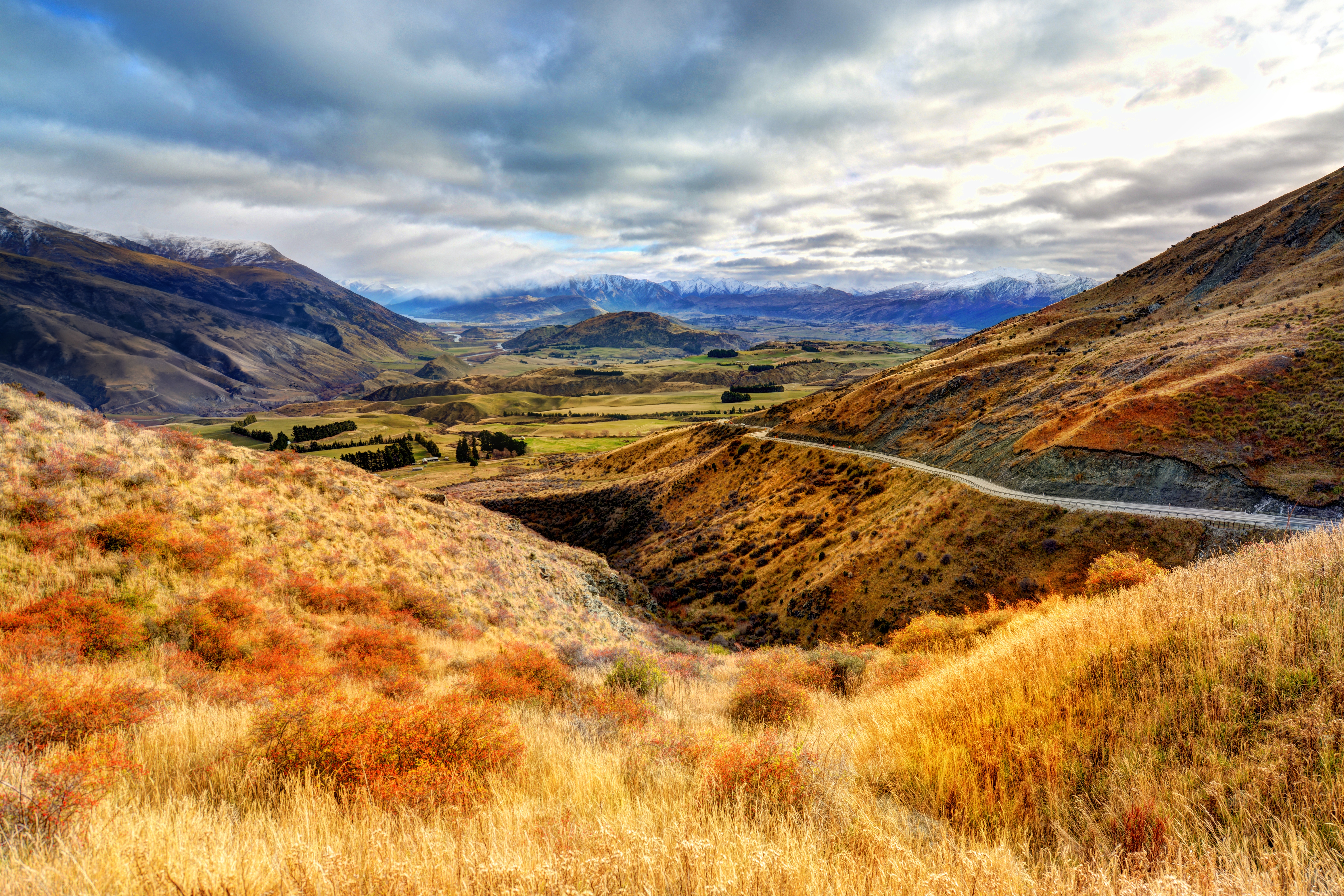 New Zealand Landscape Road Wallpapers