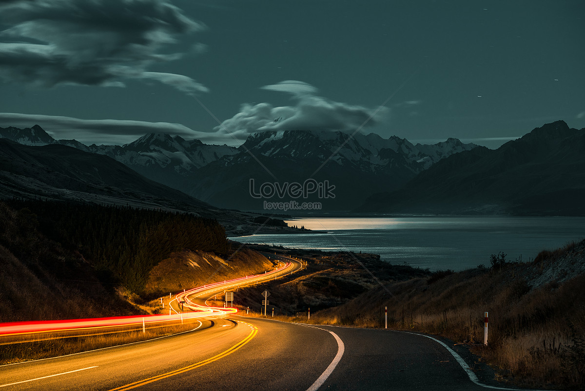 New Zealand Landscape Road Wallpapers