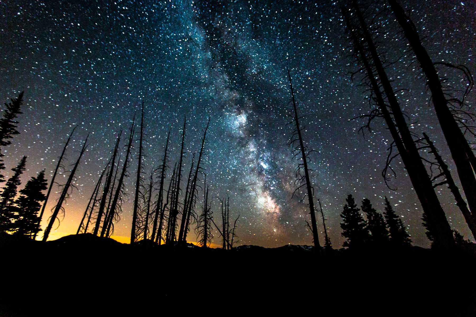 Olympic Mountains Night In Washington Wallpapers