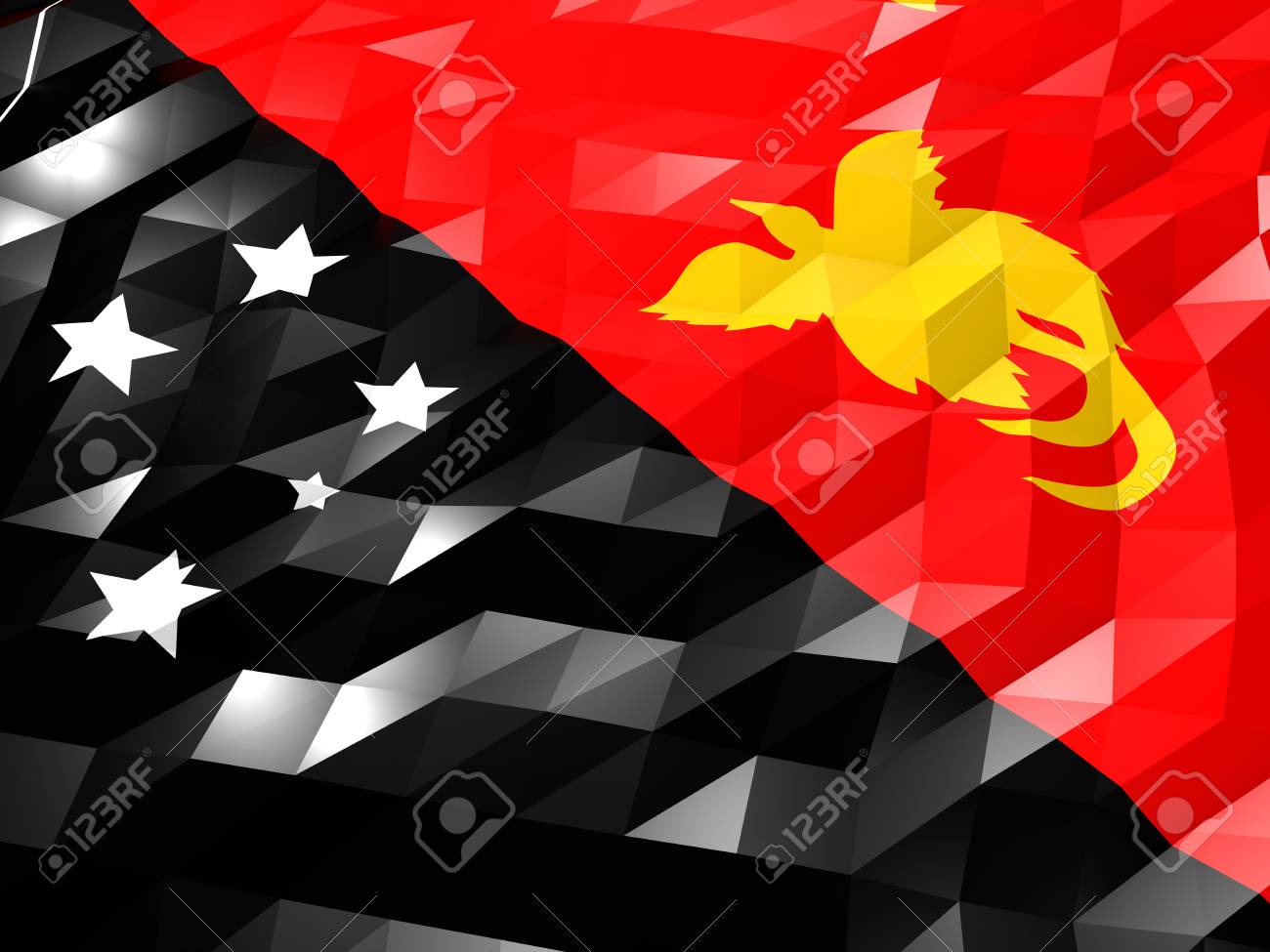 Papua New Guinea Flag Wallpapers