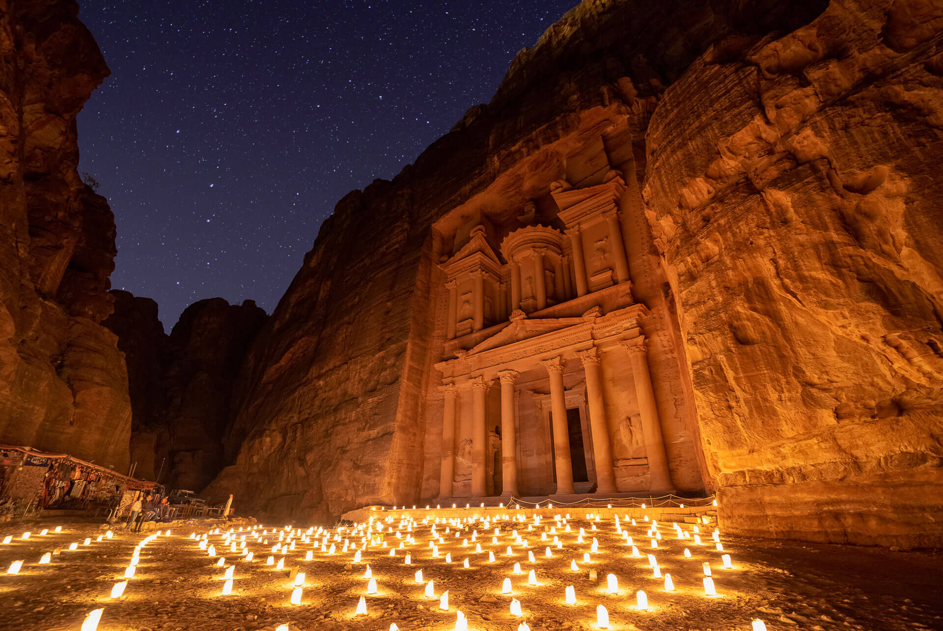 Petra At Night Wallpapers