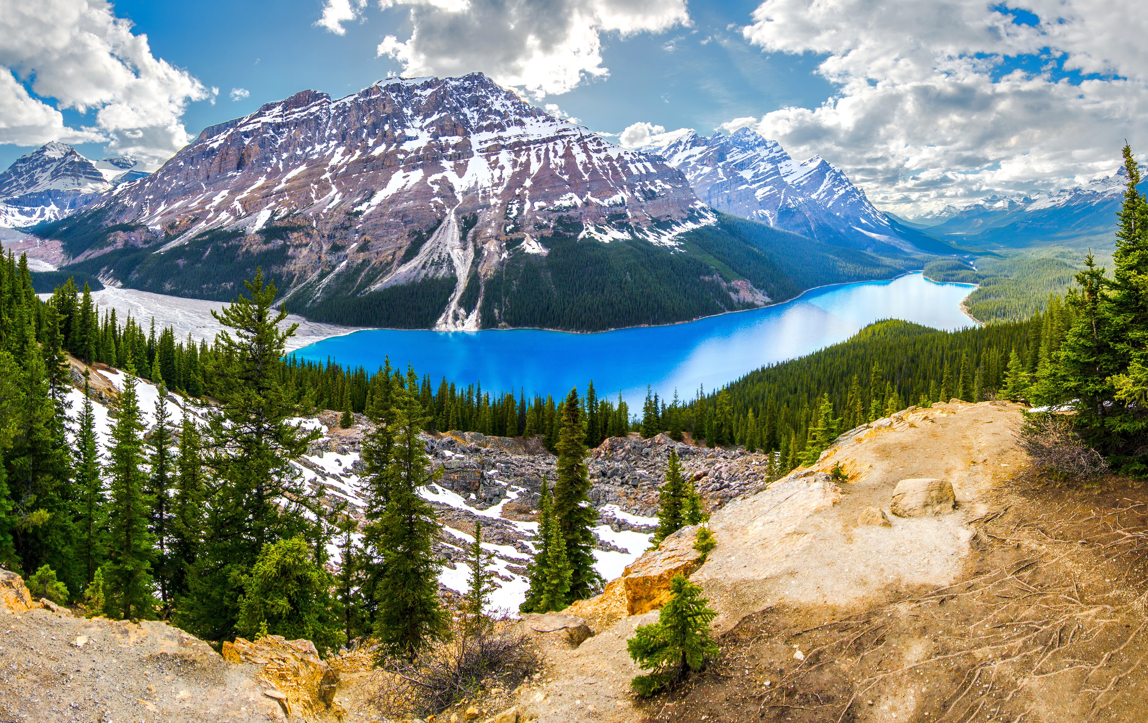 Peyto Lake 4K Wallpapers