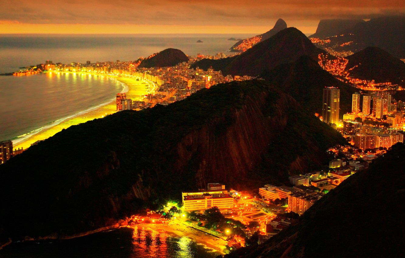 Rio De Janeiro Nightscape Wallpapers