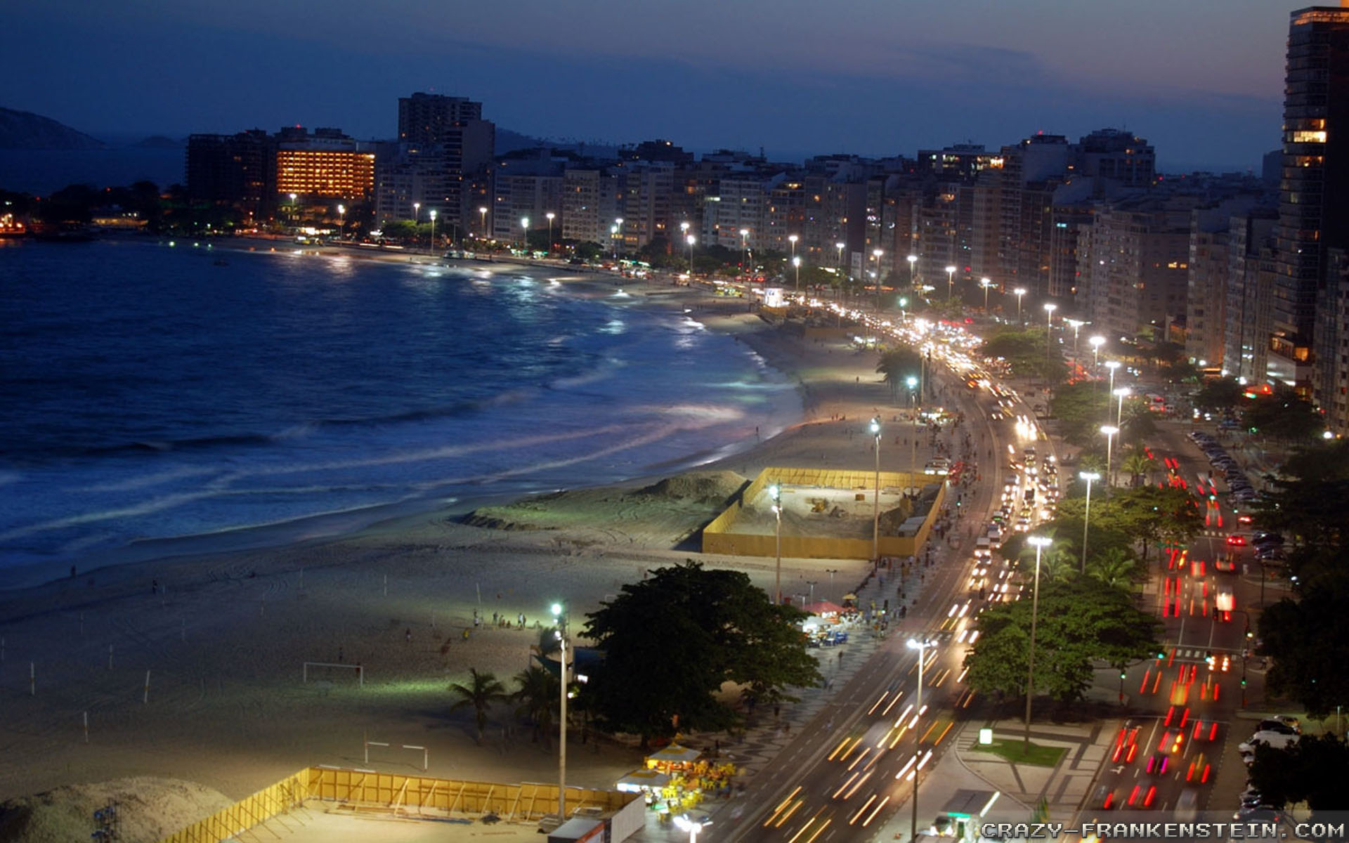 Rio De Janeiro Nightscape Wallpapers