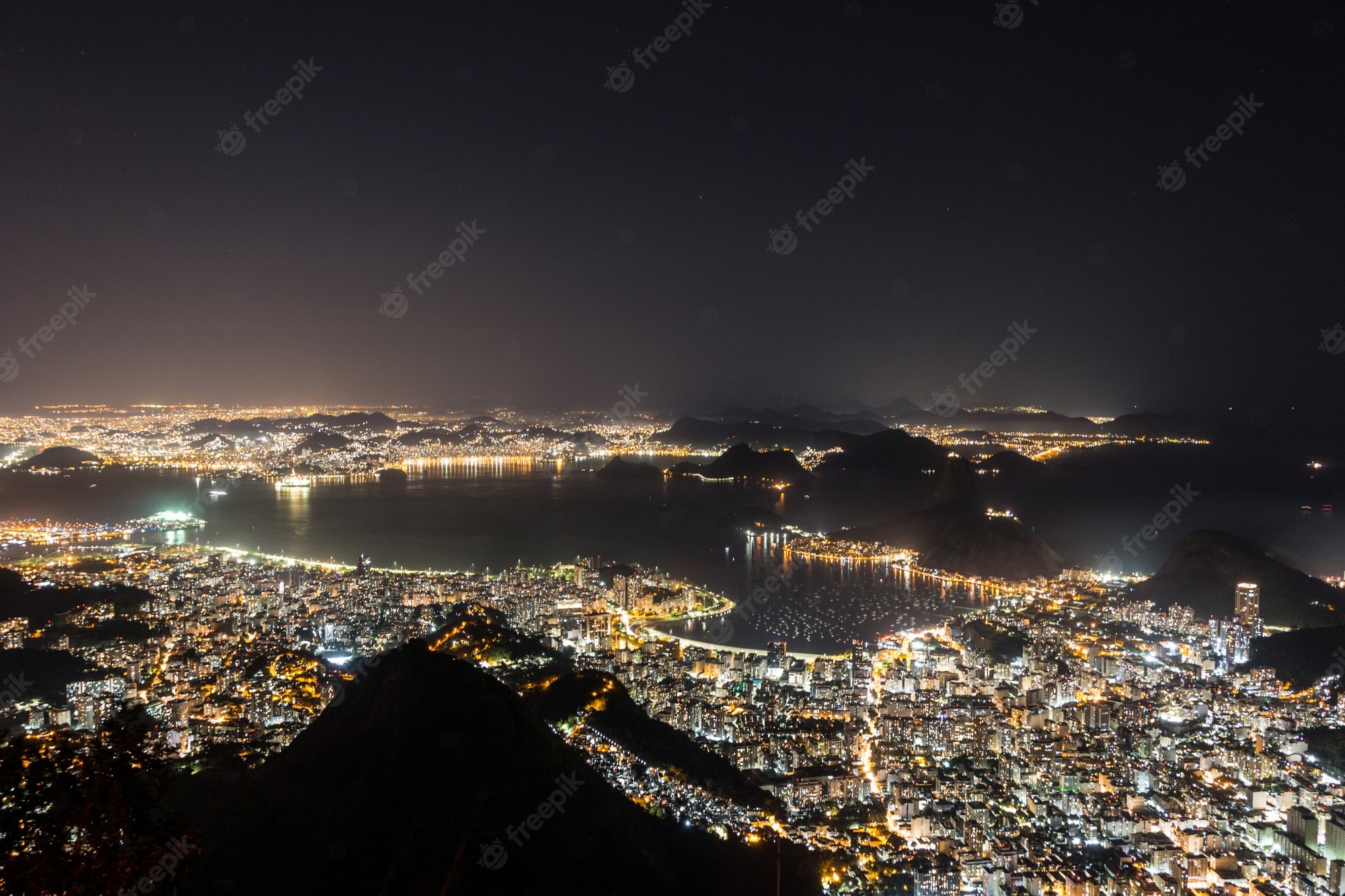 Rio De Janeiro Nightscape Wallpapers