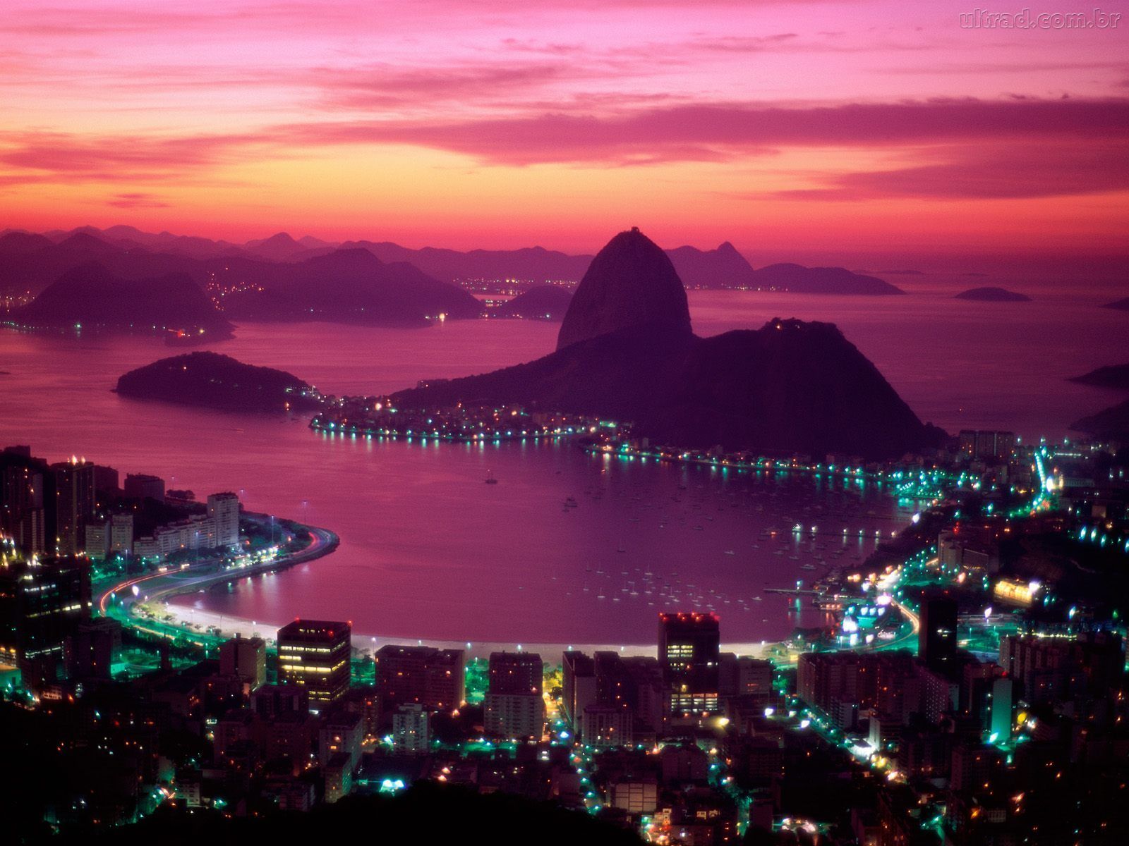 Rio De Janeiro Nightscape Wallpapers