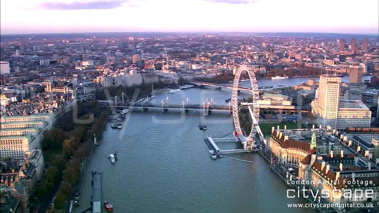 River Thames London Aerial View Wallpapers