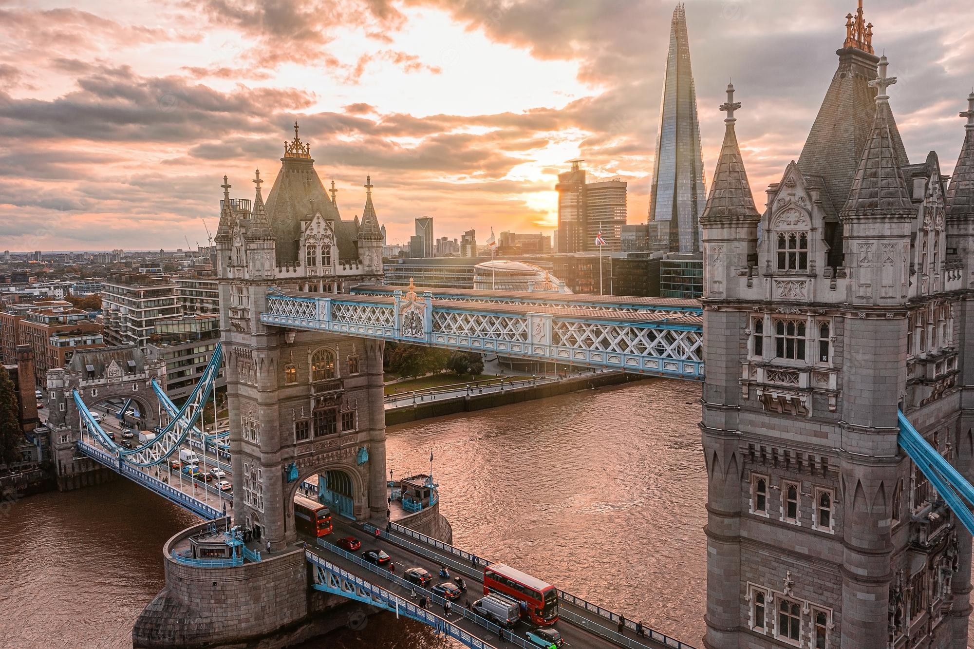 River Thames London Aerial View Wallpapers