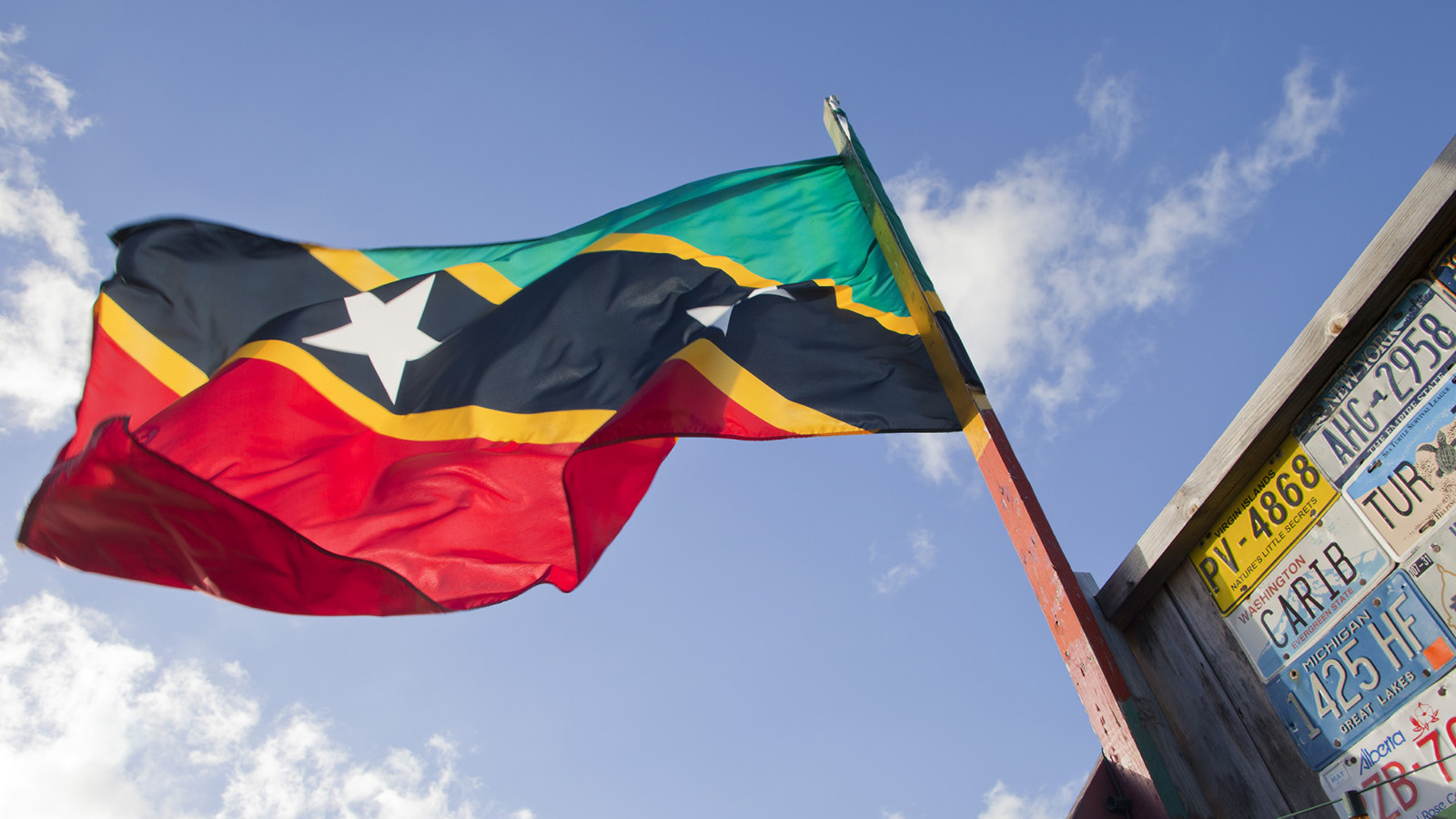 Saint Kitts And Nevis Flag Wallpapers