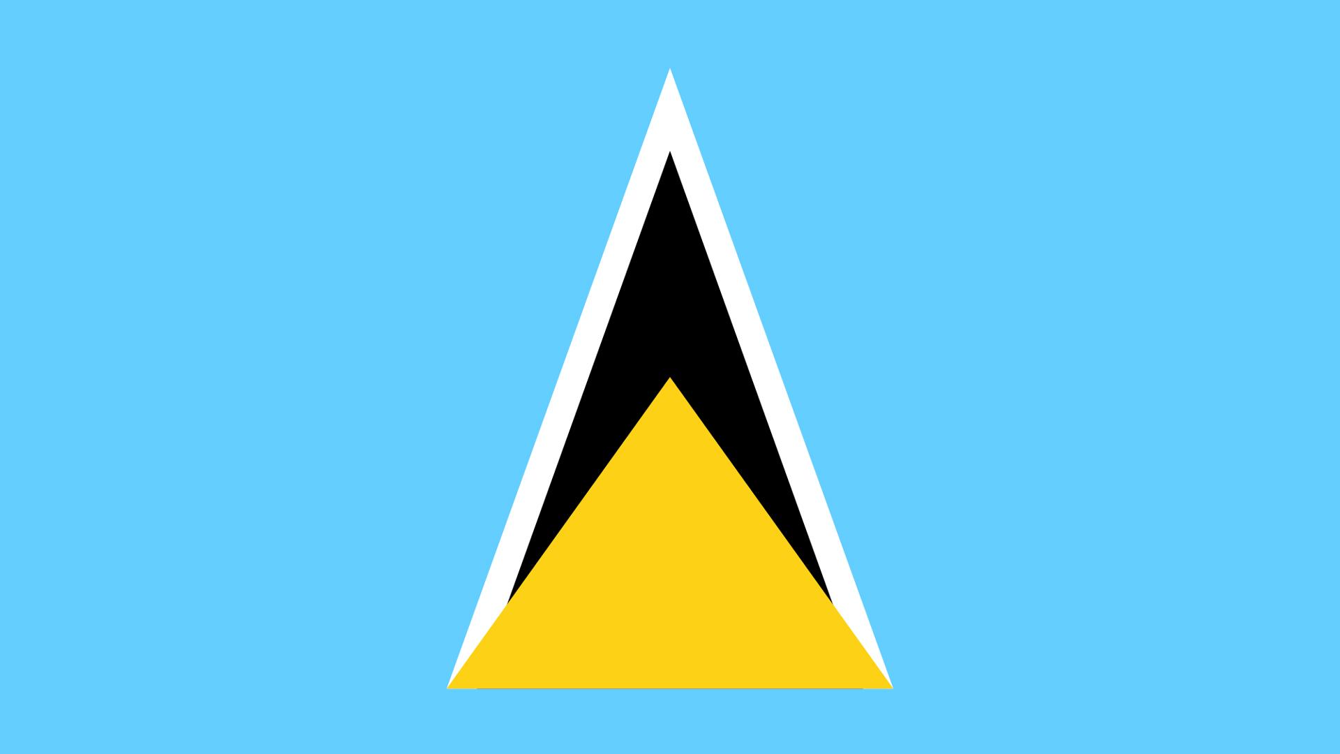 Saint Lucia Flag Wallpapers