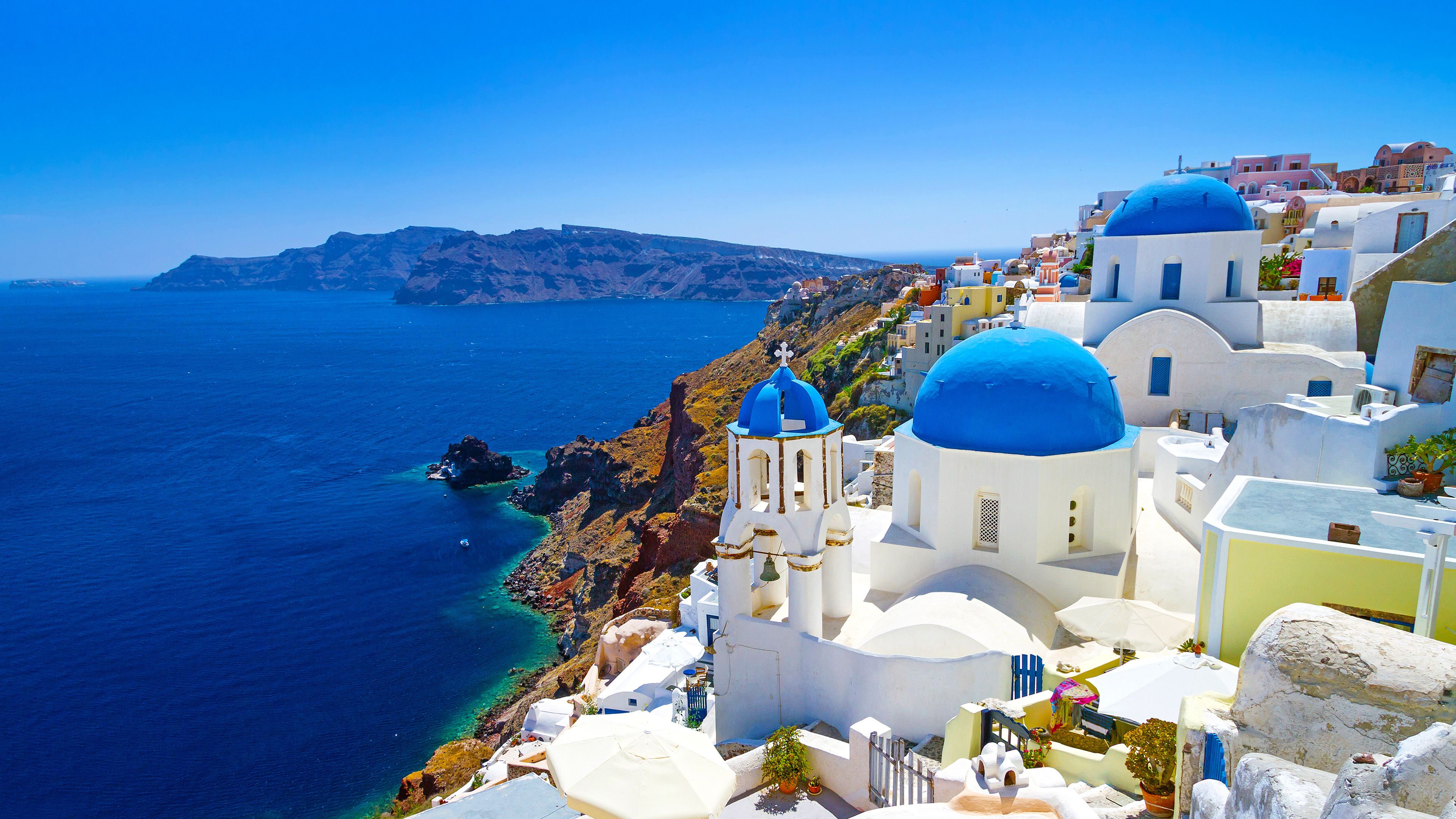 Santorini Island Greece Wallpapers