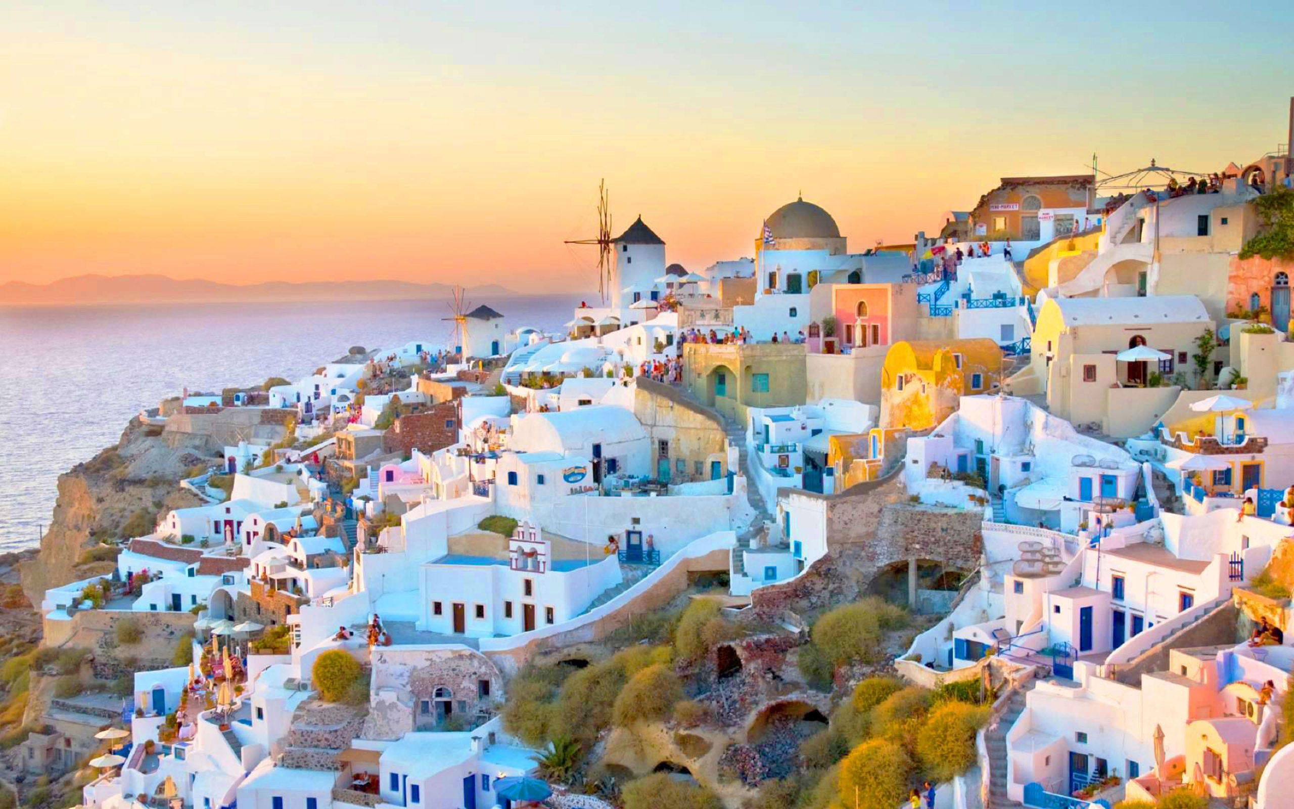 Santorini Island Greece Wallpapers