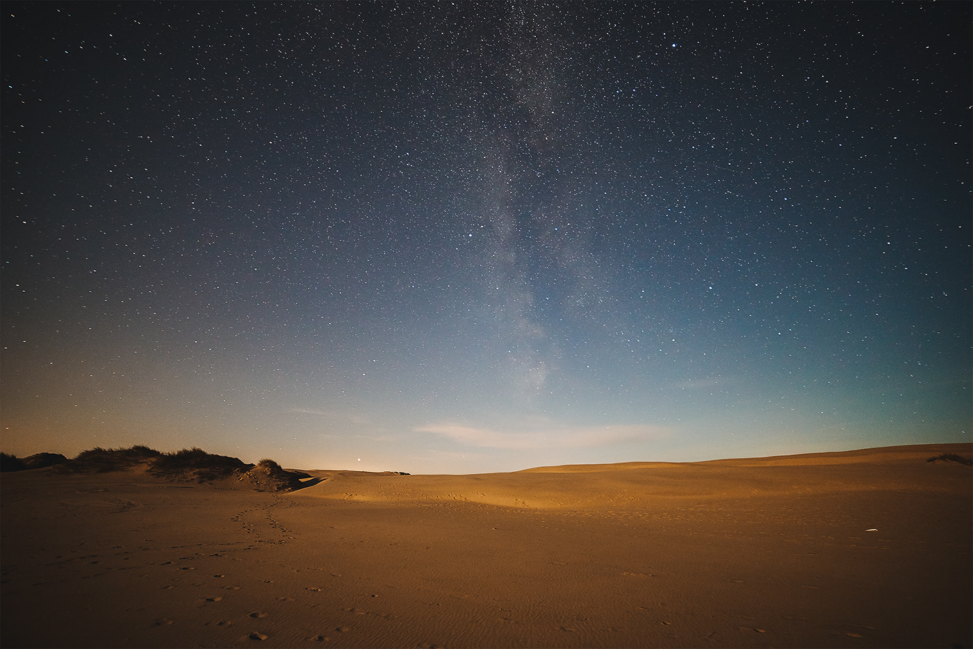 Starry Sunset In Skagen Denmark Wallpapers