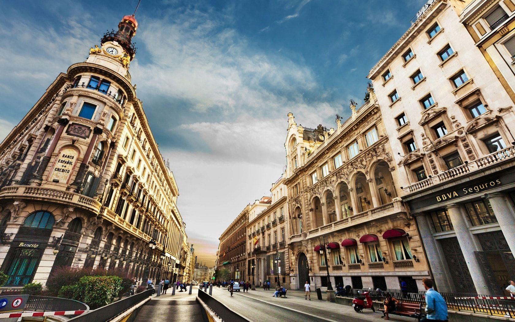 Time-Lapse Madrid Highway Wallpapers