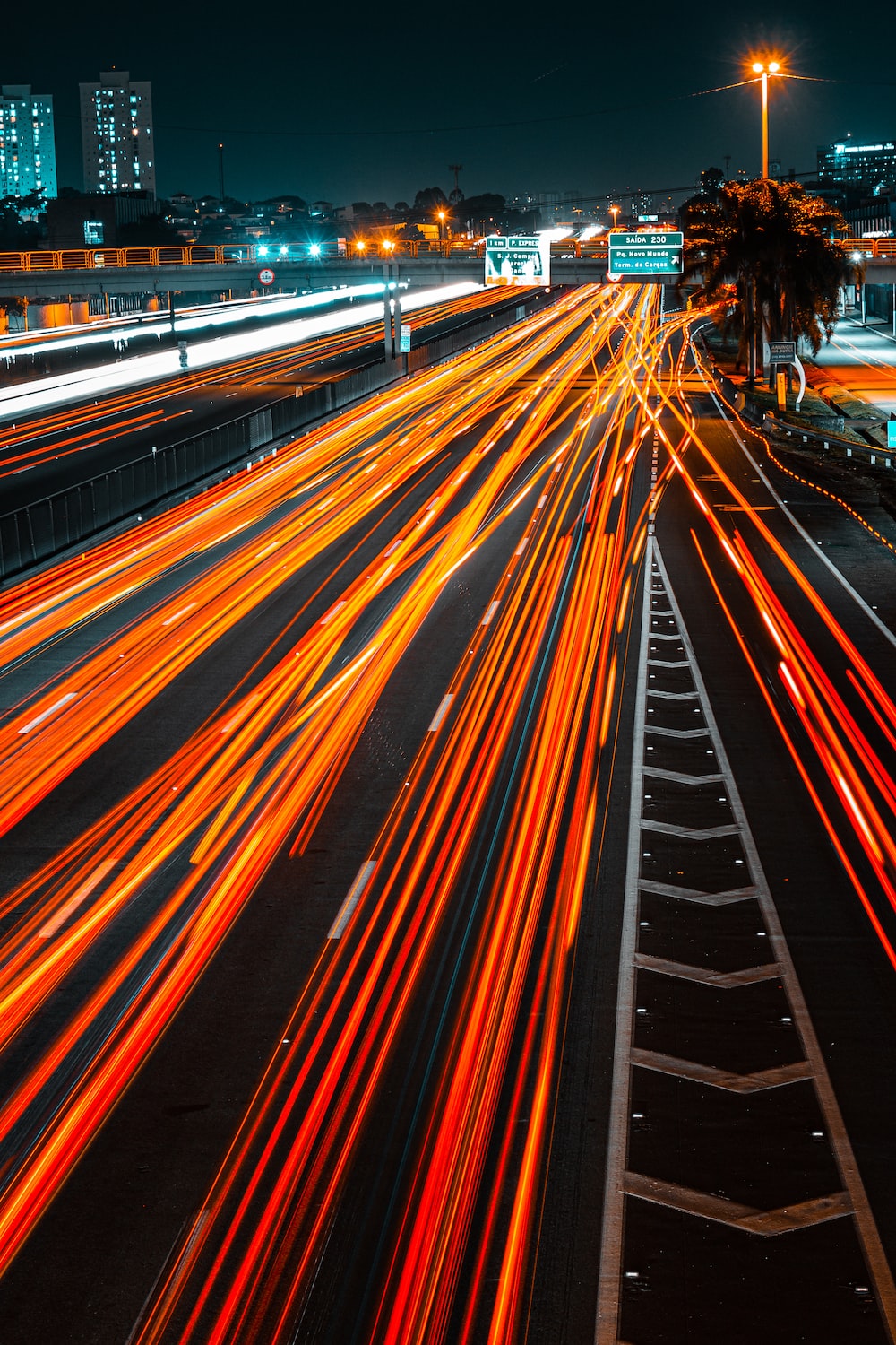 Time-Lapse Madrid Highway Wallpapers