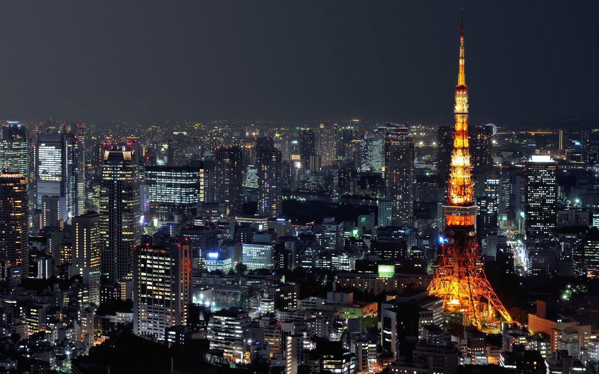Tokyo Tower At Night Wallpapers