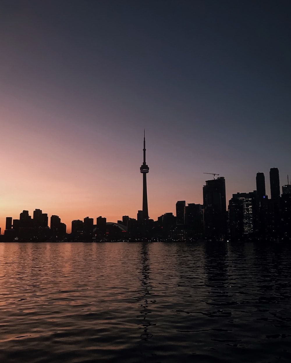 Toronto Ontario Cityscape In Sunset Wallpapers