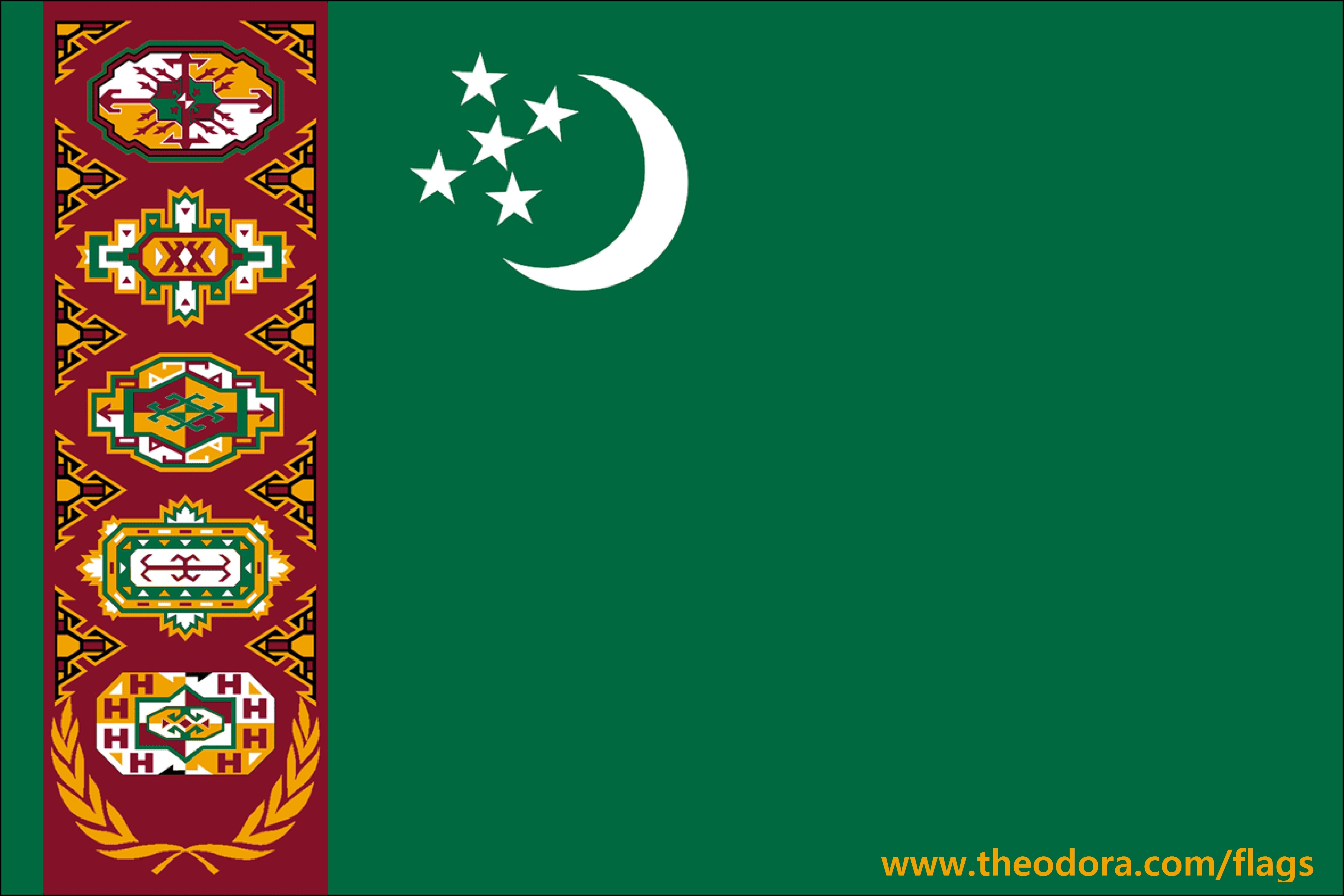 Turkmenistan Flag Wallpapers