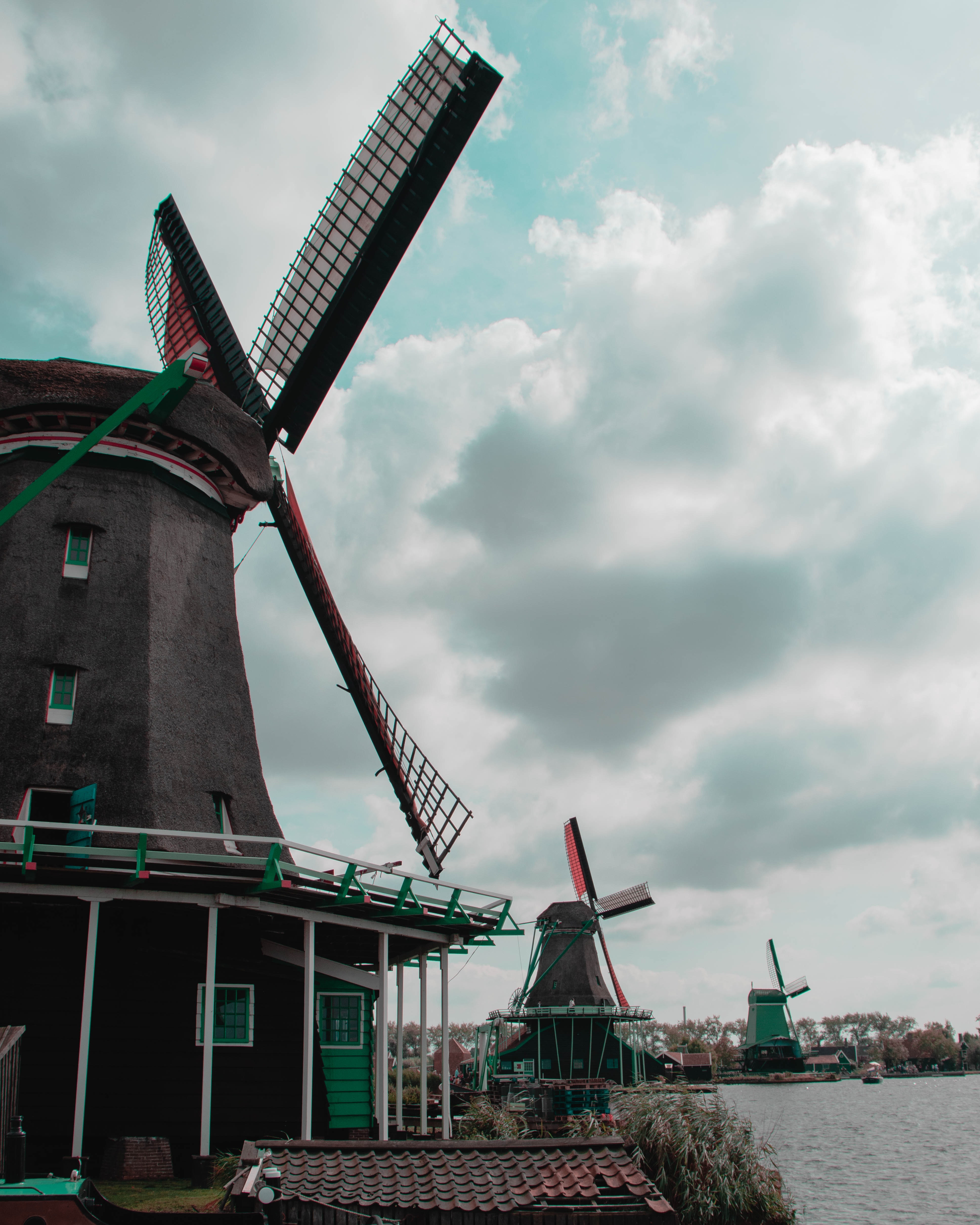 Windmill Fogy Netherlands Wallpapers