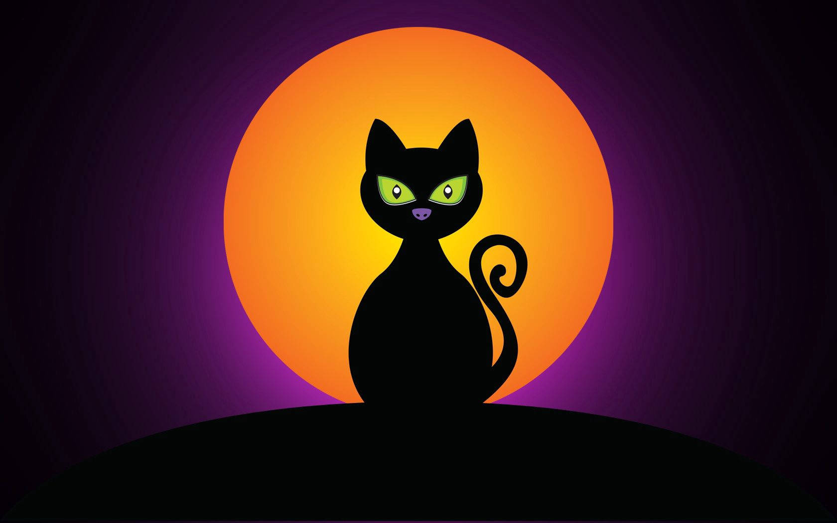 Cat And Moon Wallpapers