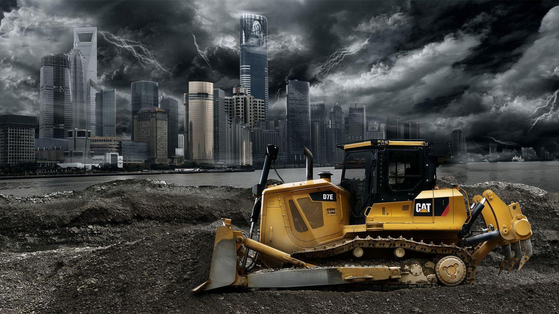 Cat Excavator Wallpapers