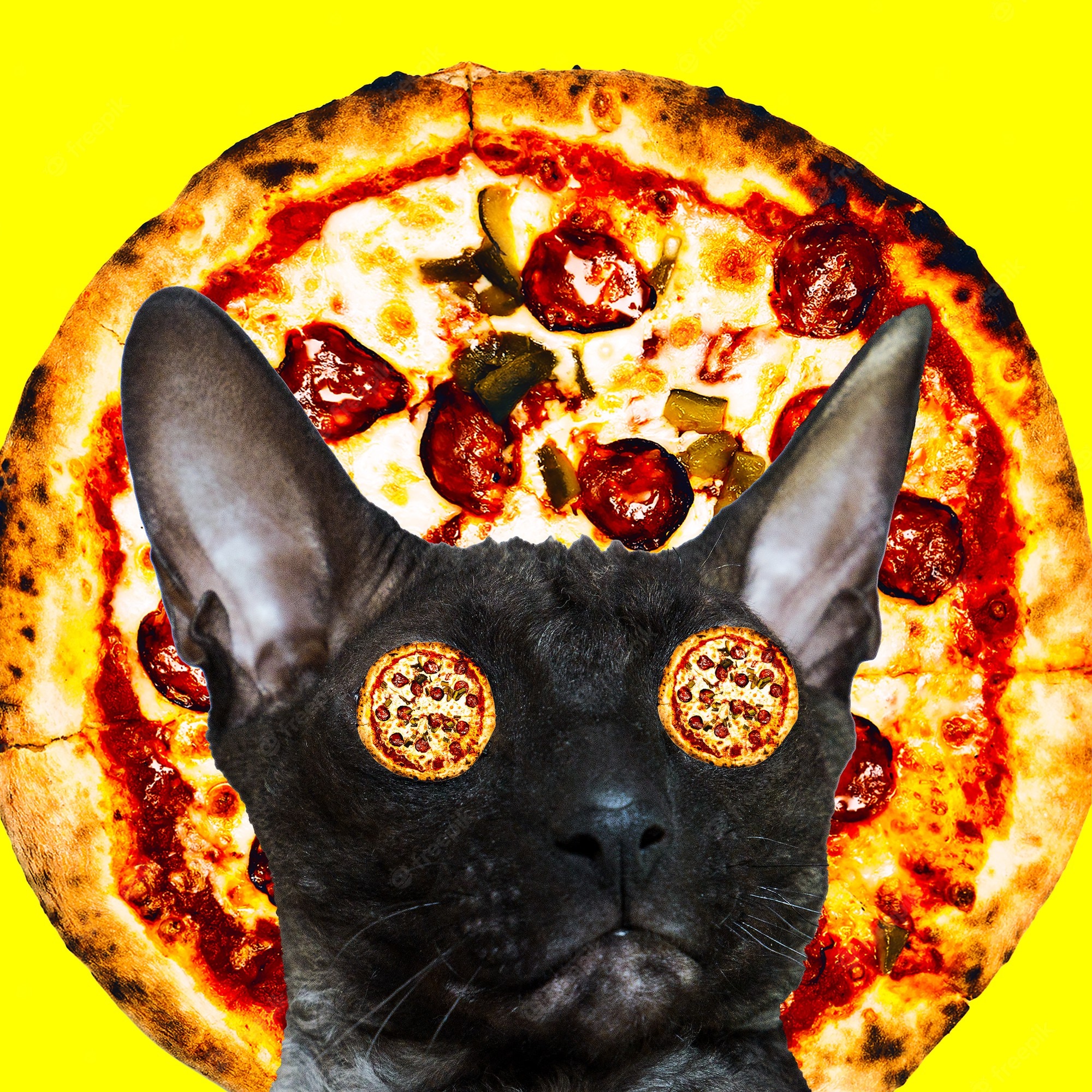 Cat Pizza Wallpapers