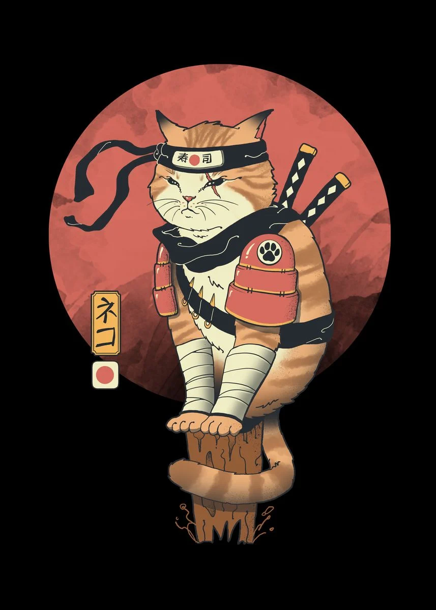 Cat Samurai Wallpapers