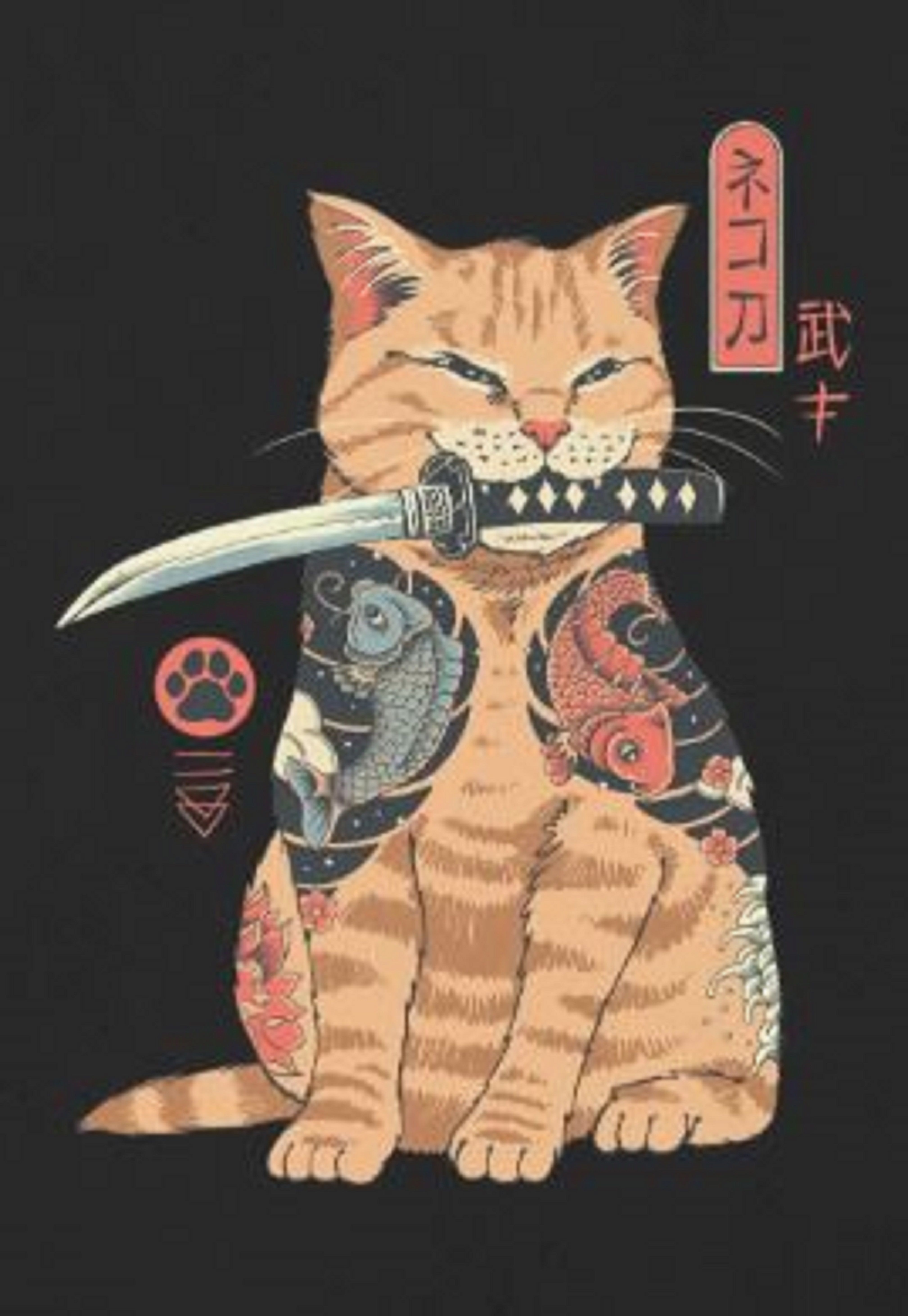 Cat Samurai Wallpapers