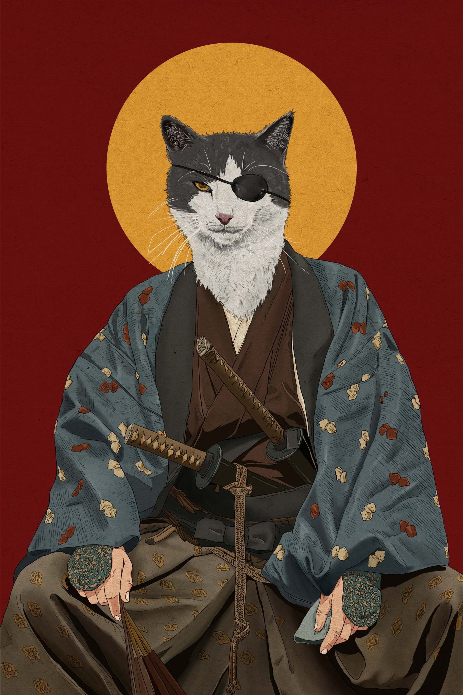 Cat Samurai Wallpapers