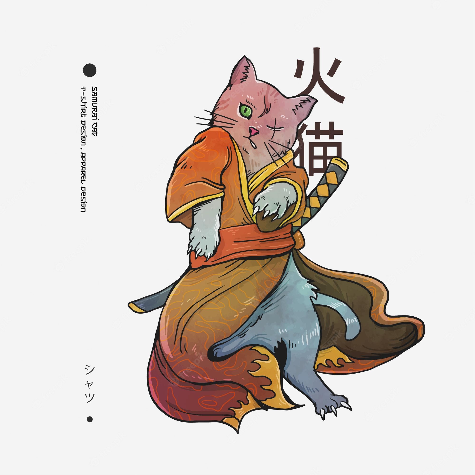 Cat Samurai Wallpapers