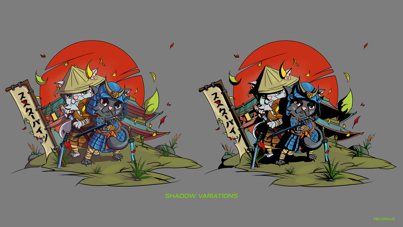 Cat Samurai Wallpapers