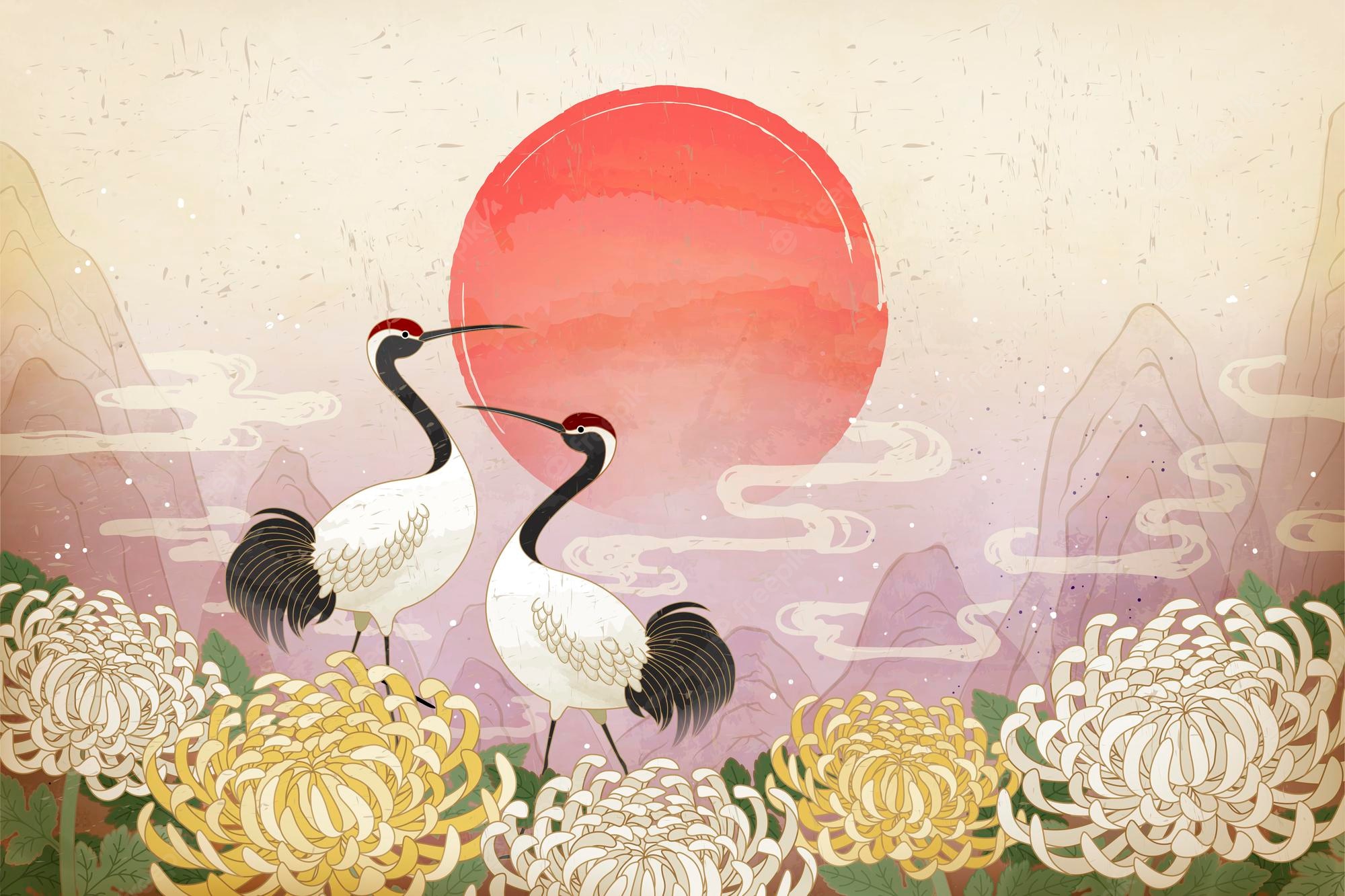 Red-Crowned Crane Wallpapers