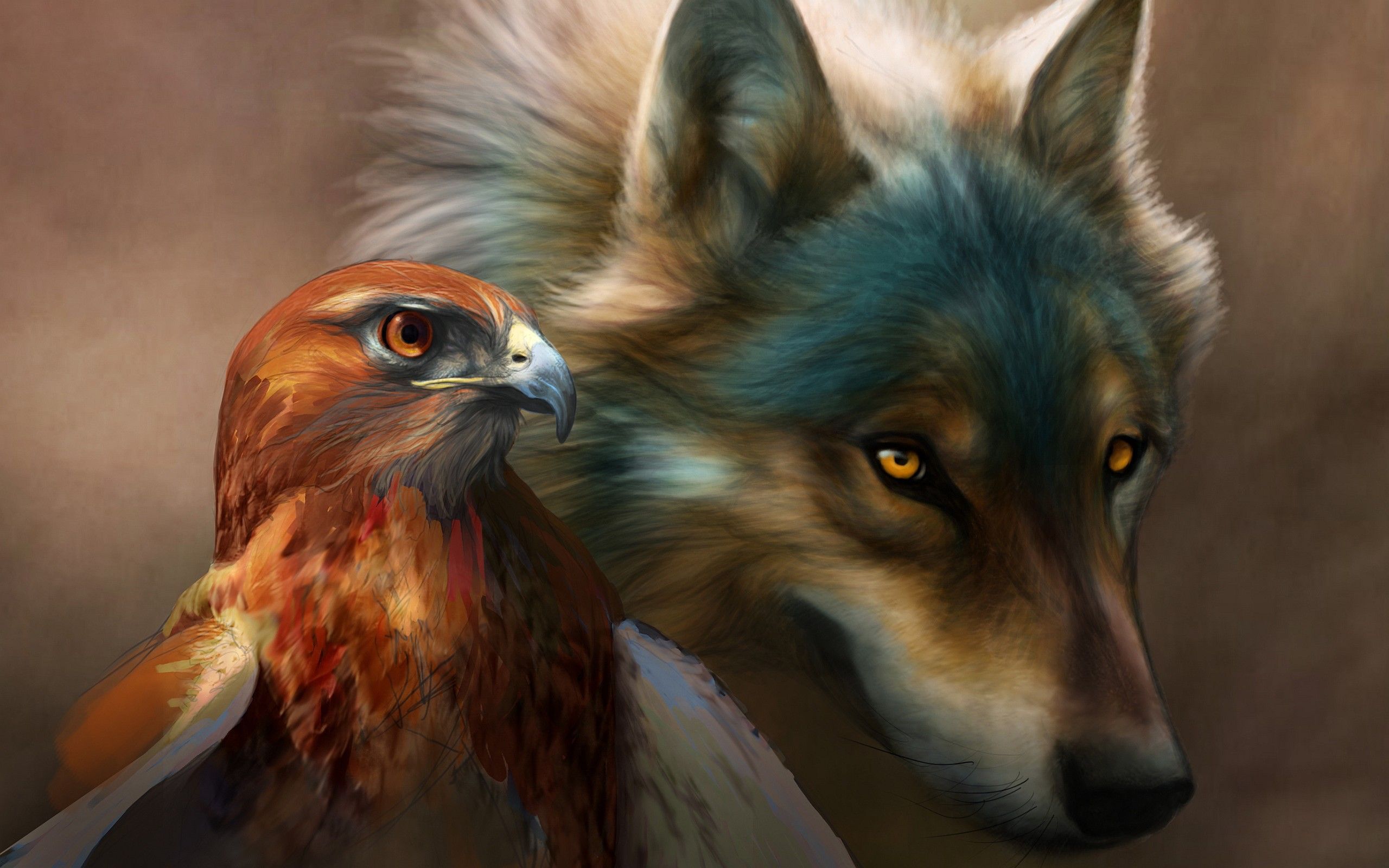 Wolf And Eagle Pictures Wallpapers