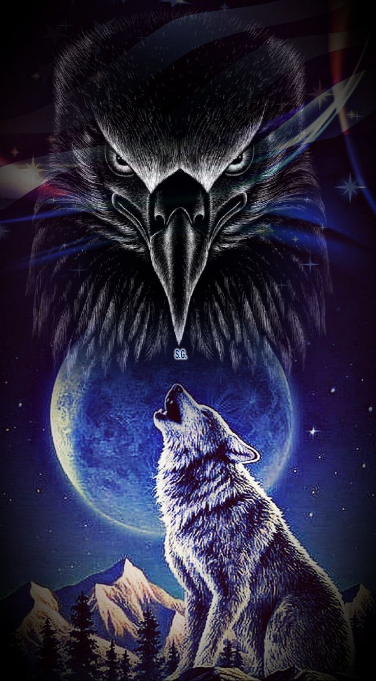 Wolf And Eagle Pictures Wallpapers