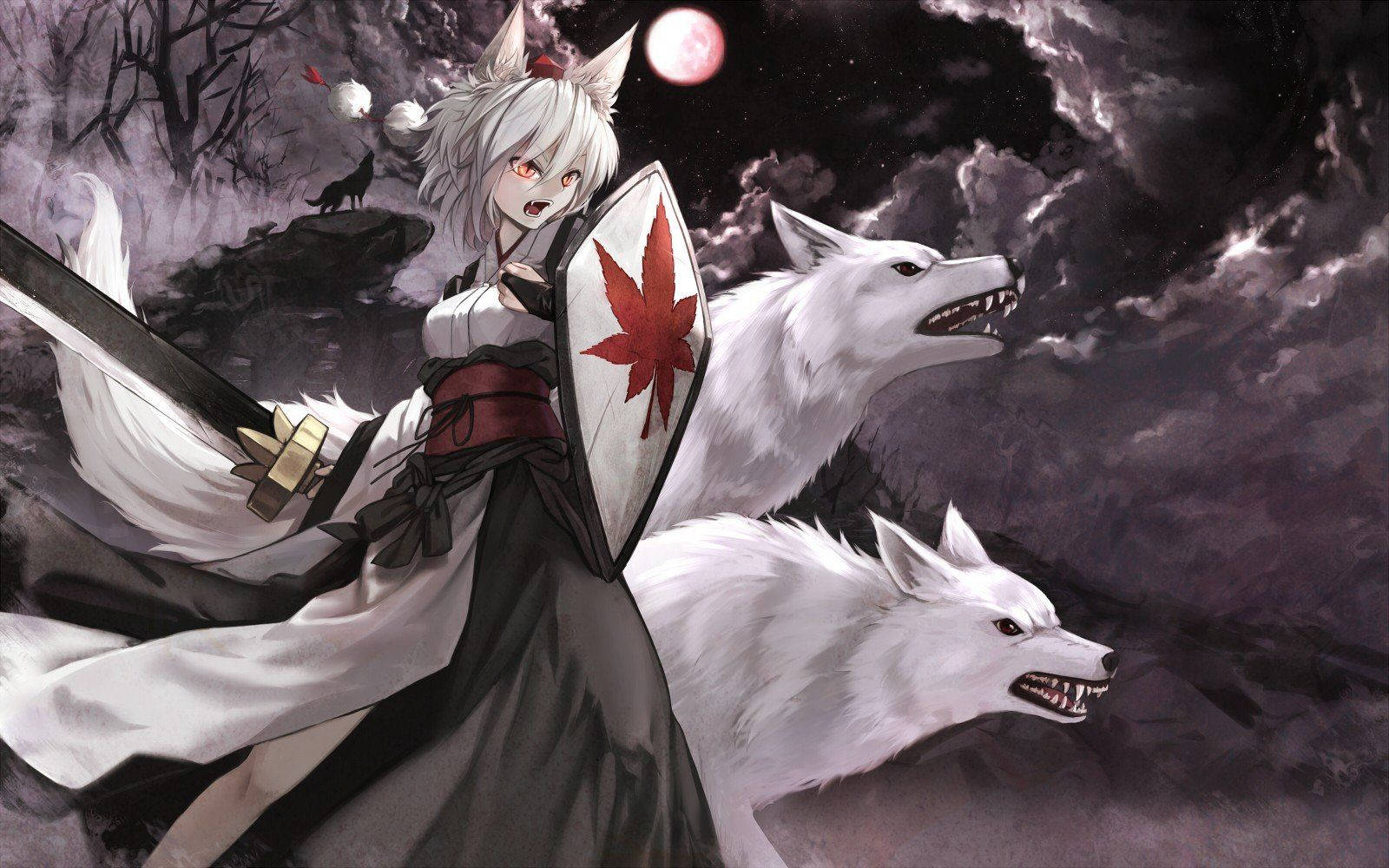 Wolf Anime Girl Wallpapers