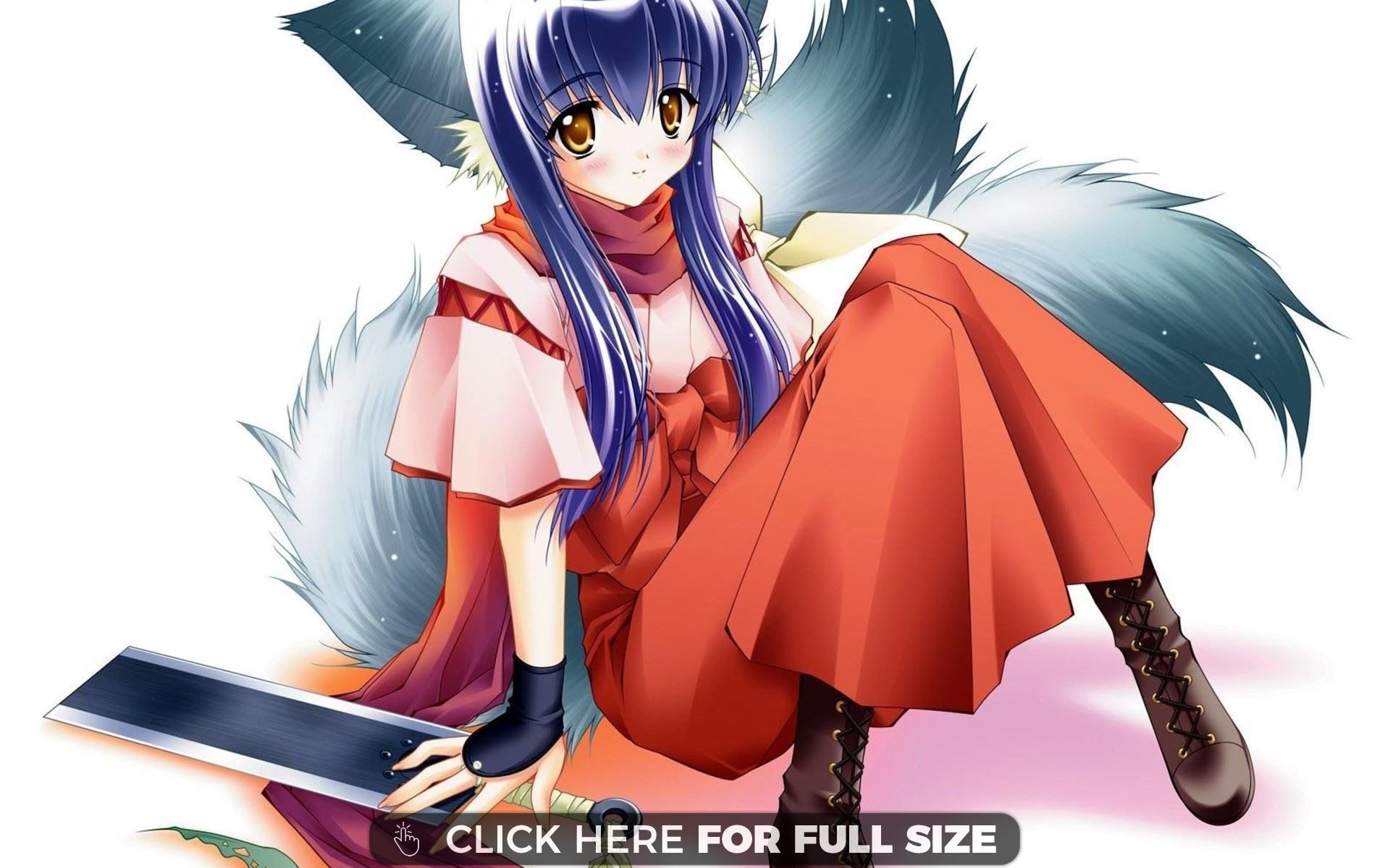 Wolf Anime Girl Wallpapers