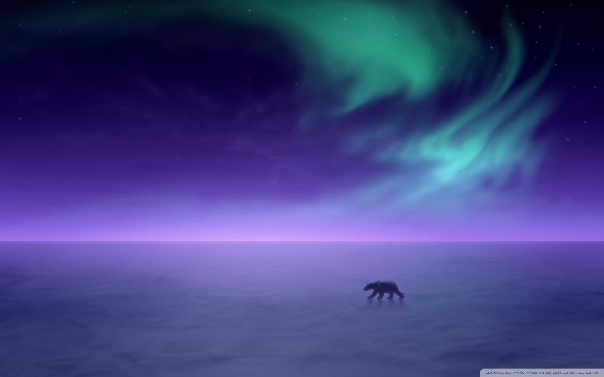 Wolf Aurora Borealis Wallpapers