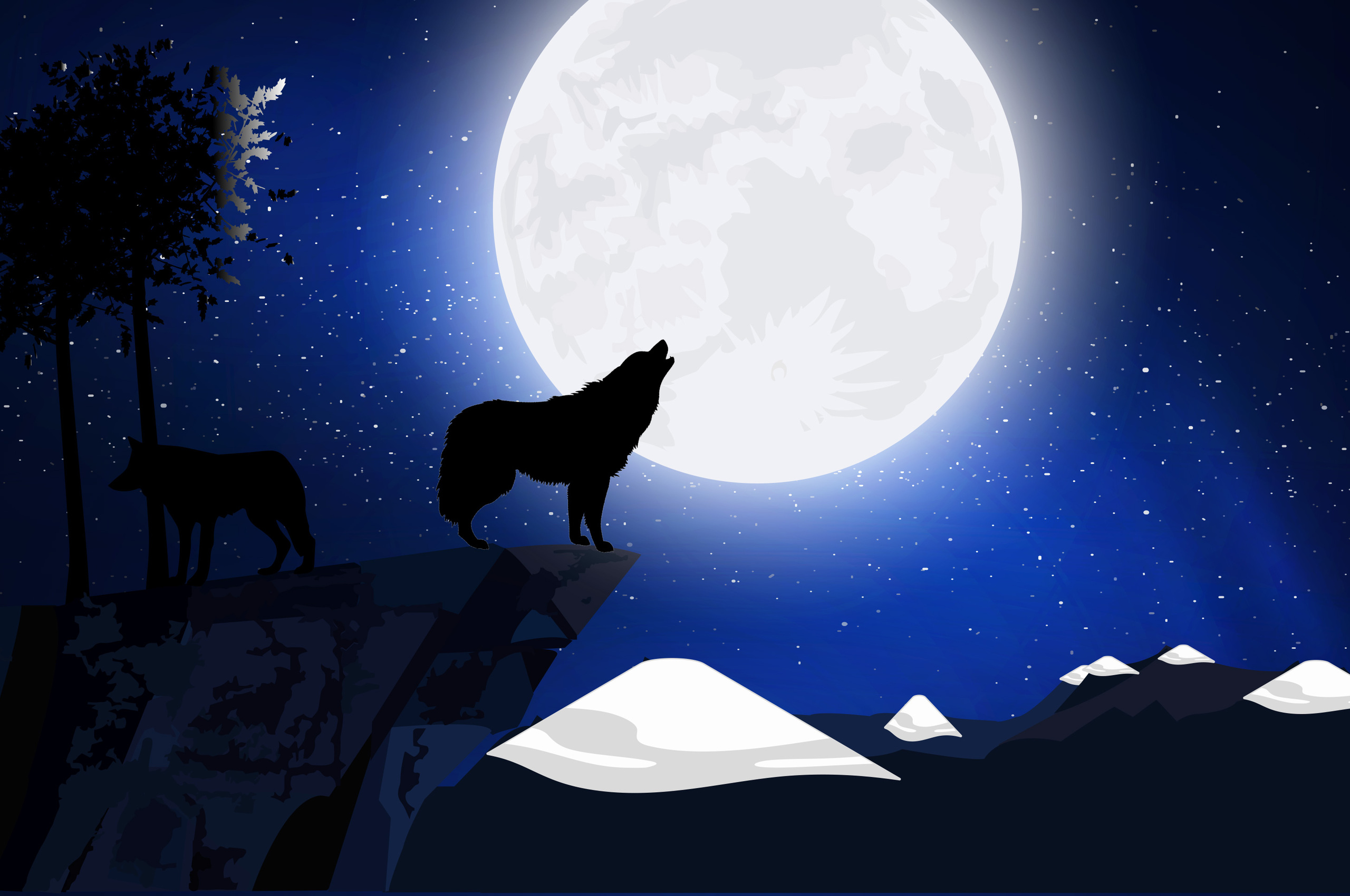 Wolf Howling Wallpapers