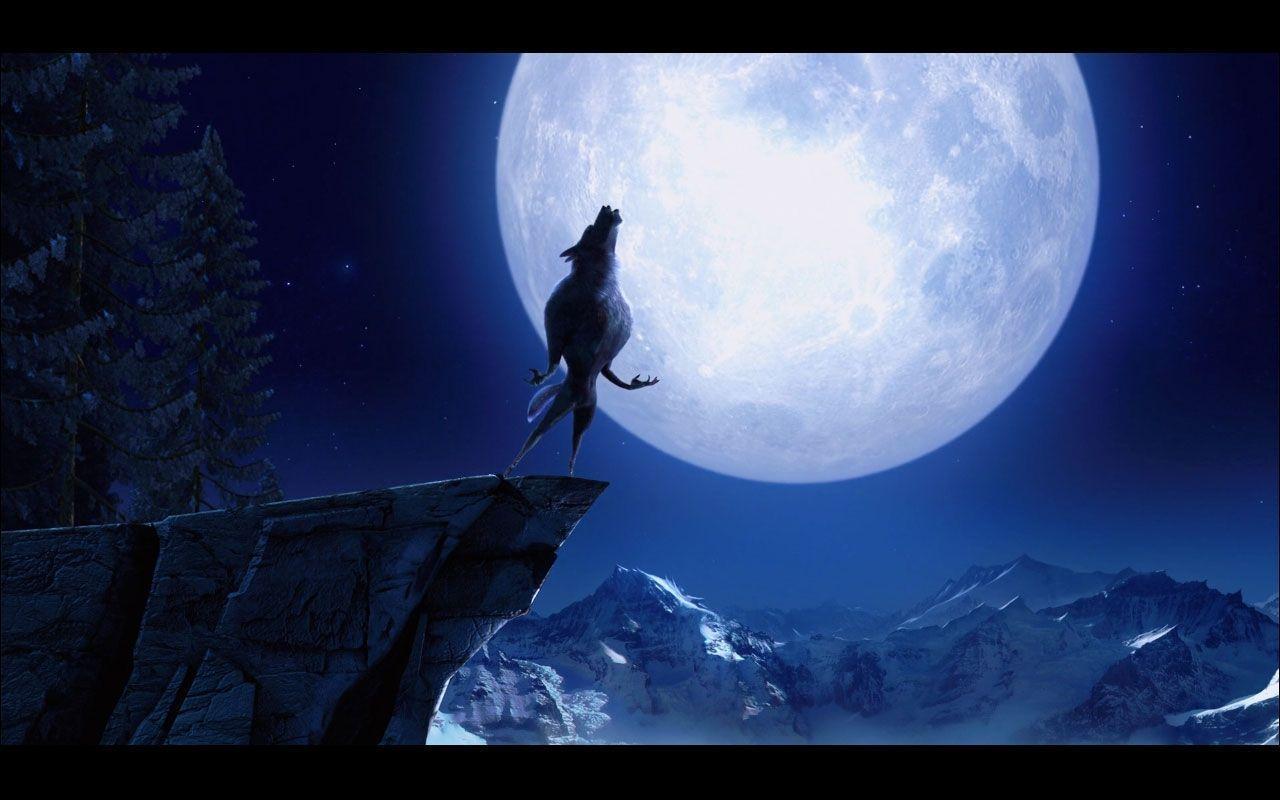 Wolf Howling At The Moon Wallpapers