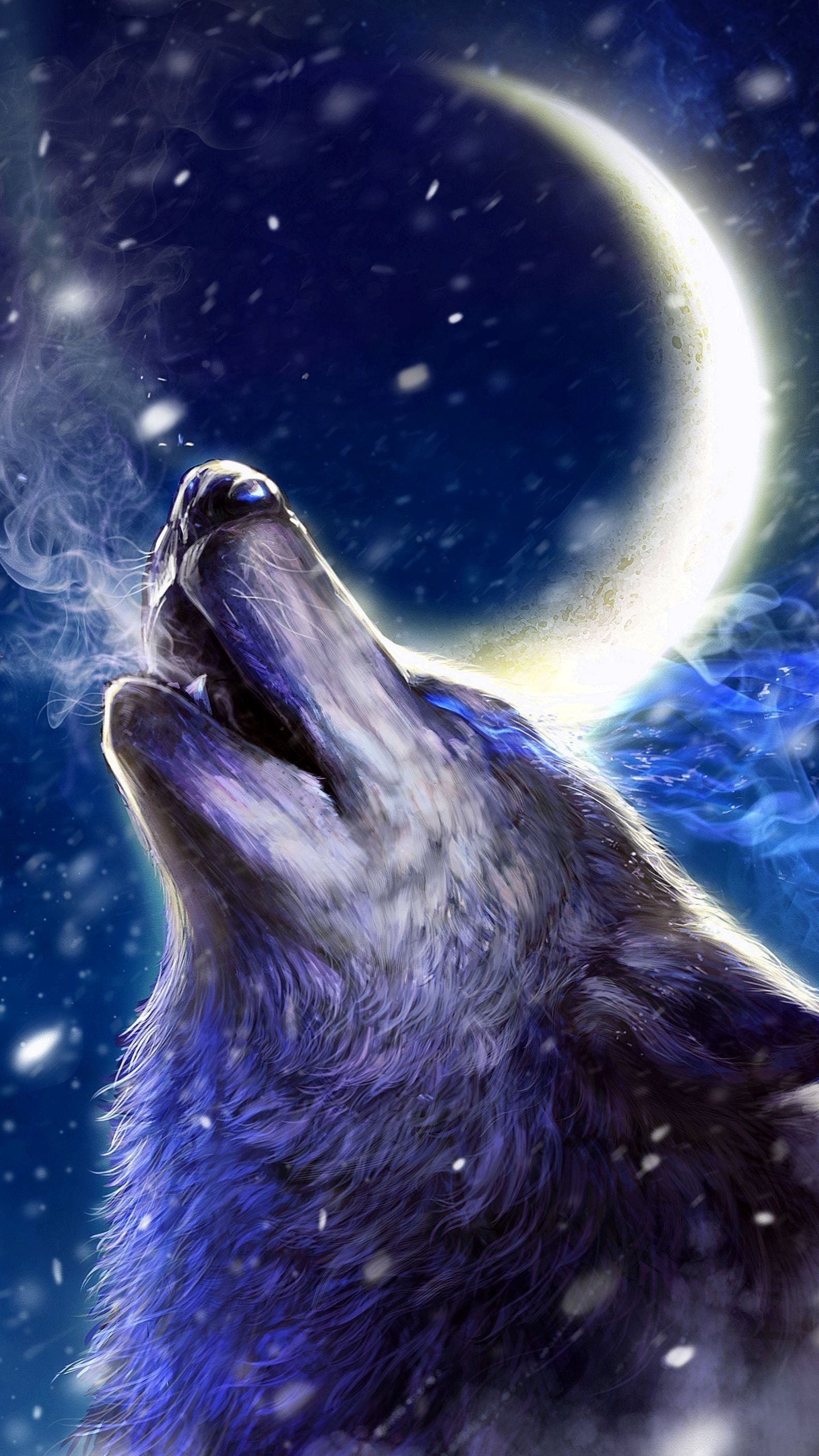 Wolf Howling At The Moon Wallpapers