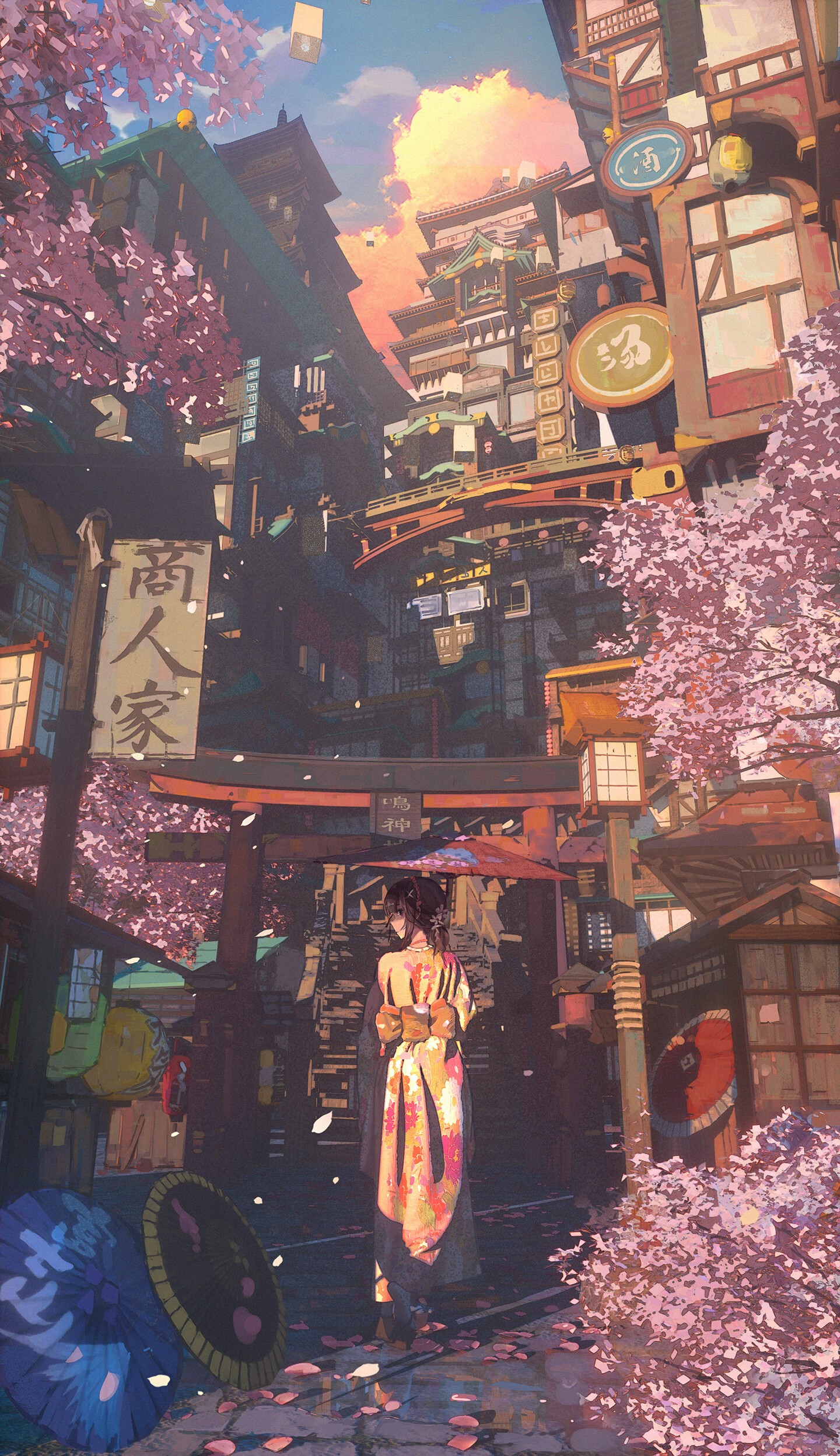 Cherry Blossom Anime Aesthetic Wallpapers