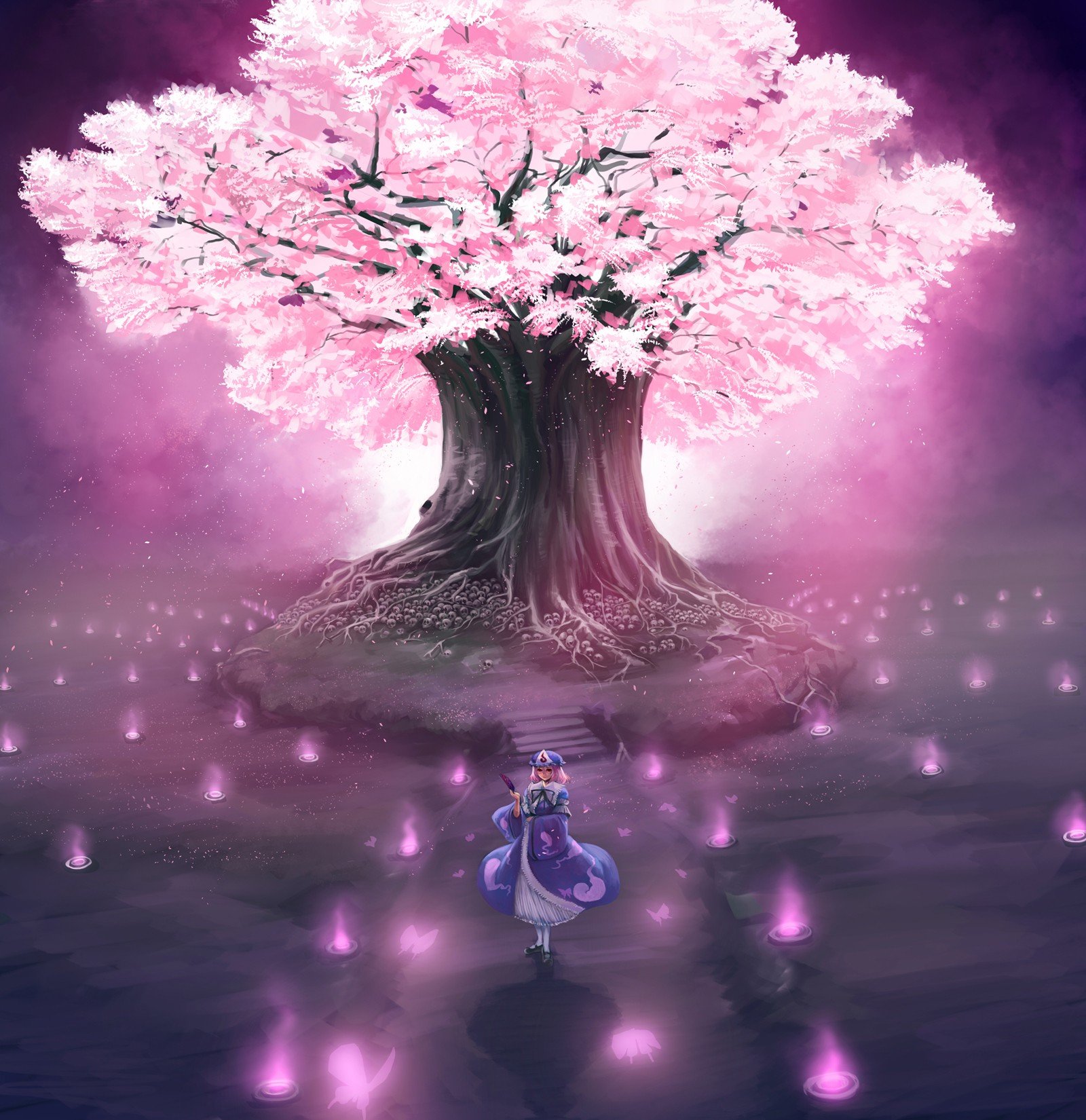 Cherry Blossom Tree Anime Wallpapers