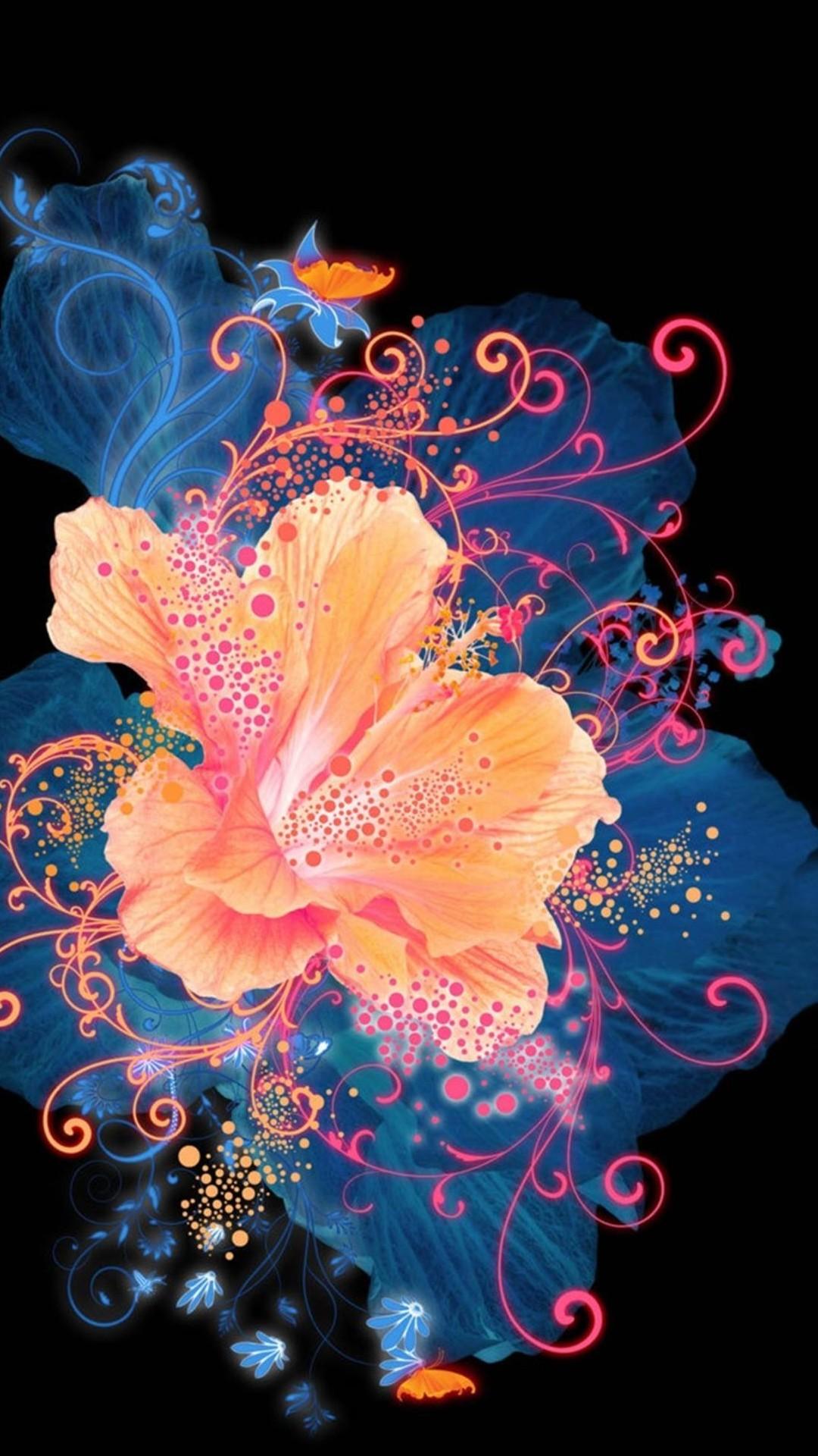 Colorful Abstract Flower Wallpapers