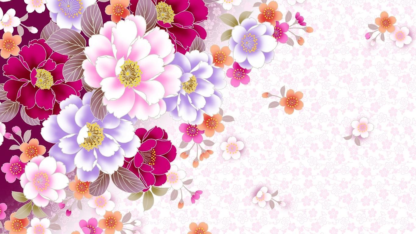 Colorful Abstract Flower Wallpapers