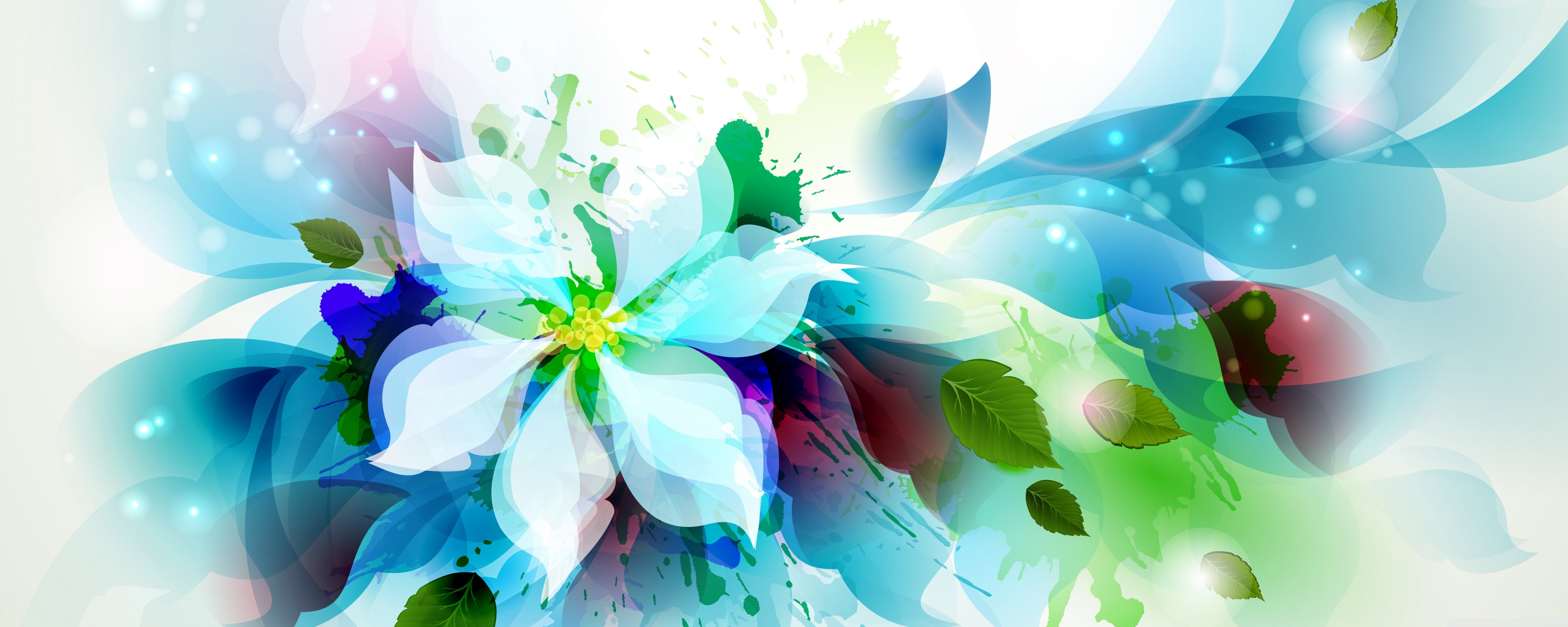 Colorful Abstract Flower Wallpapers