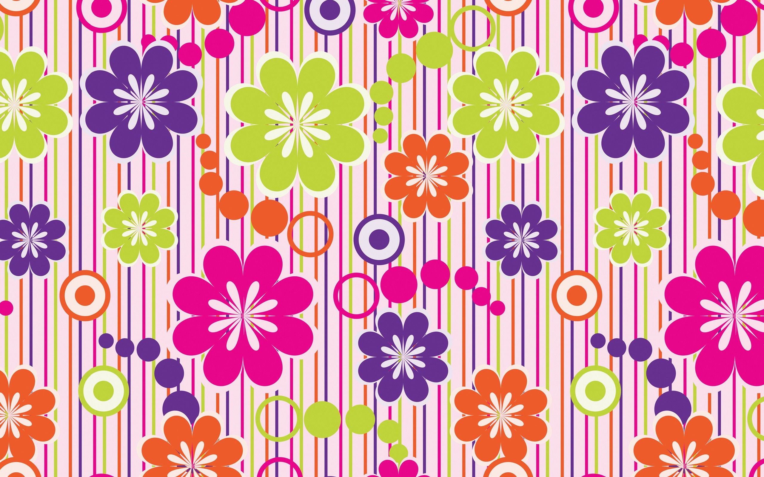 Colorful Abstract Flower Wallpapers