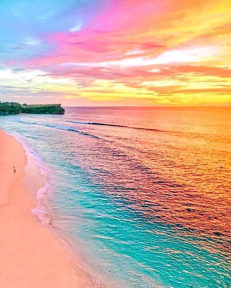 Colorful Beach Sunset Wallpapers