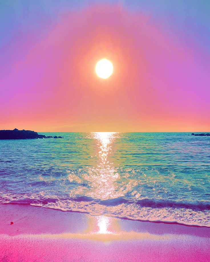 Colorful Beach Sunset Wallpapers