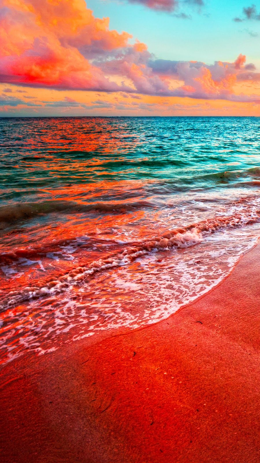 Colorful Beach Sunset Wallpapers