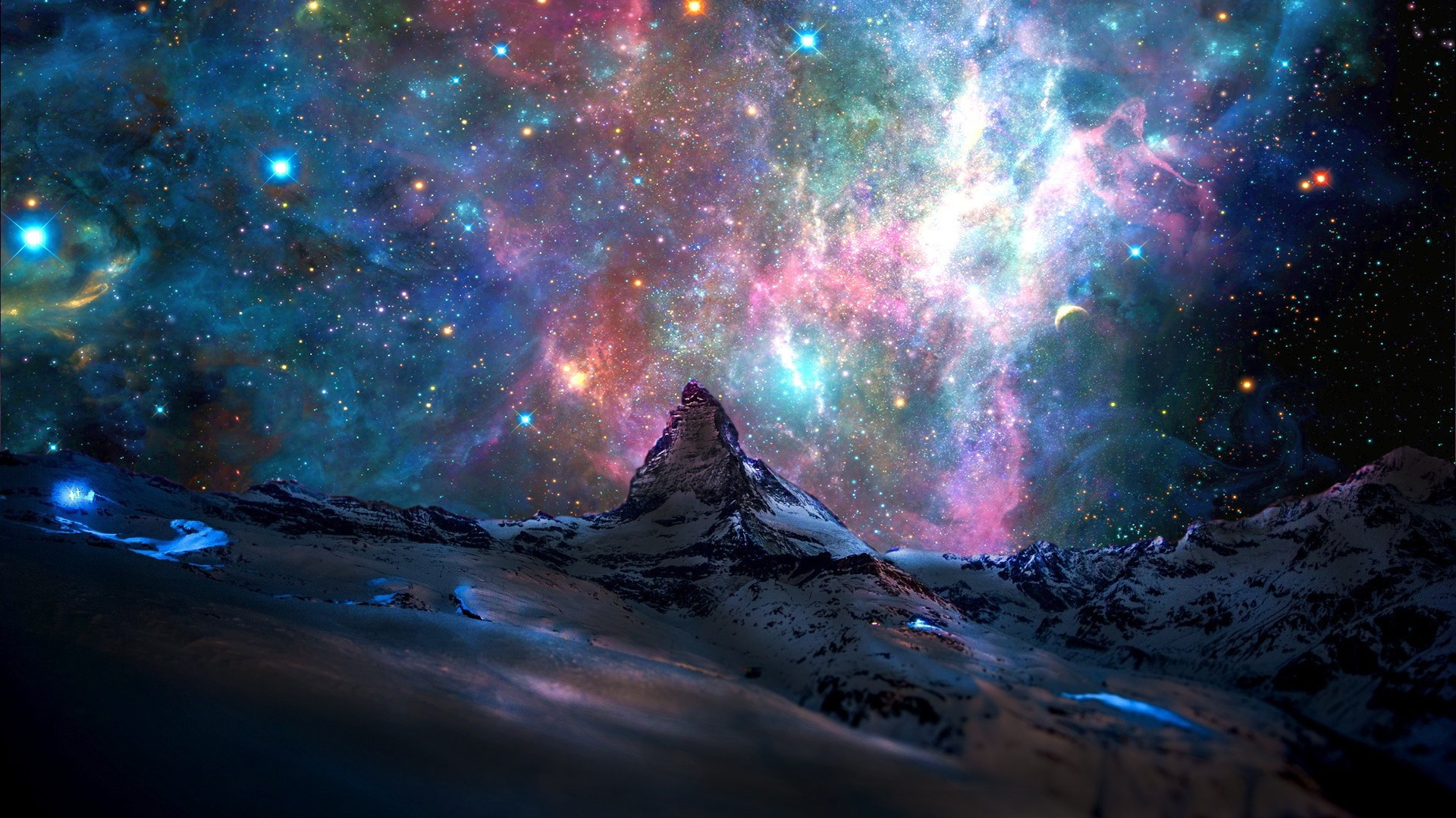 Colorful Galaxy Computer Wallpapers